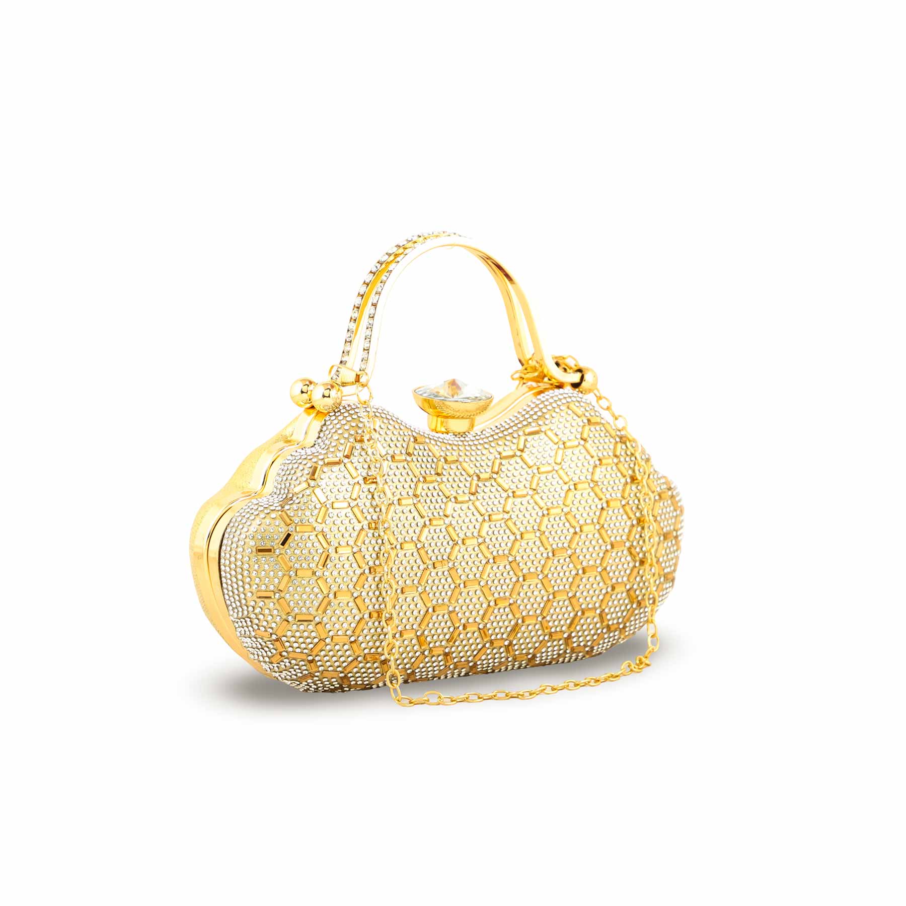 Golden Bridal Clutch p24261 - Image 3