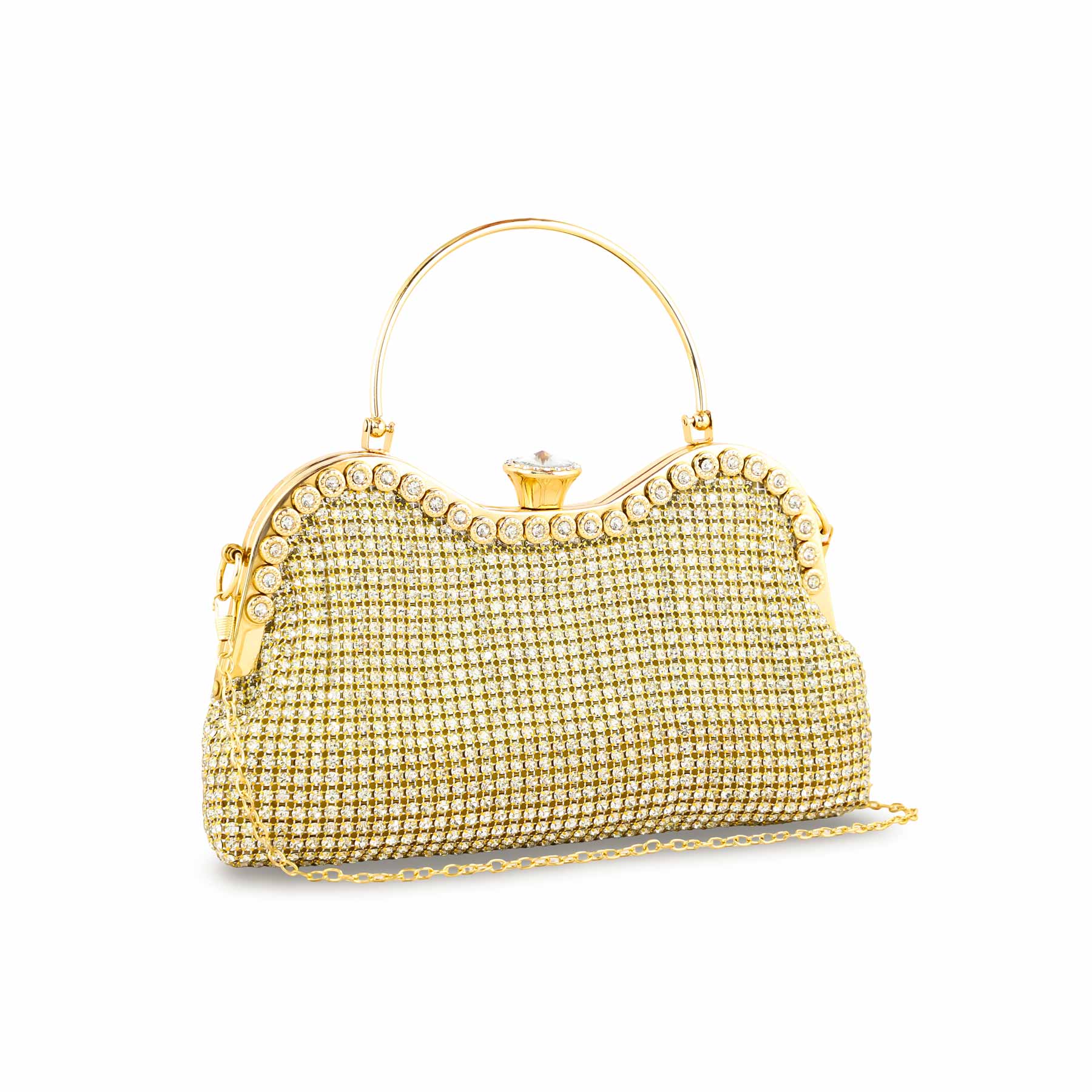 Golden Bridal Clutch P24295 - Image 3