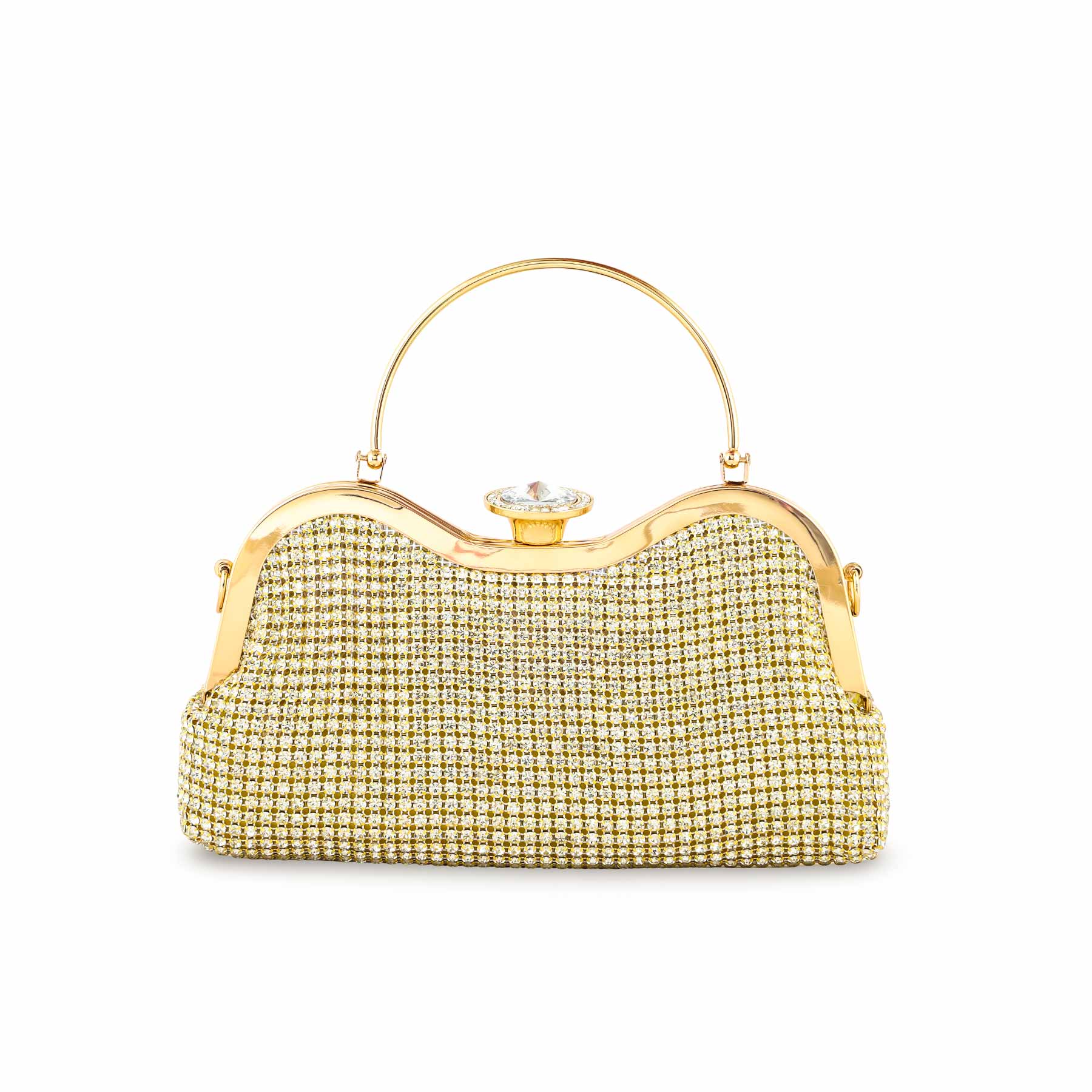Golden Bridal Clutch P24297 - Image 2