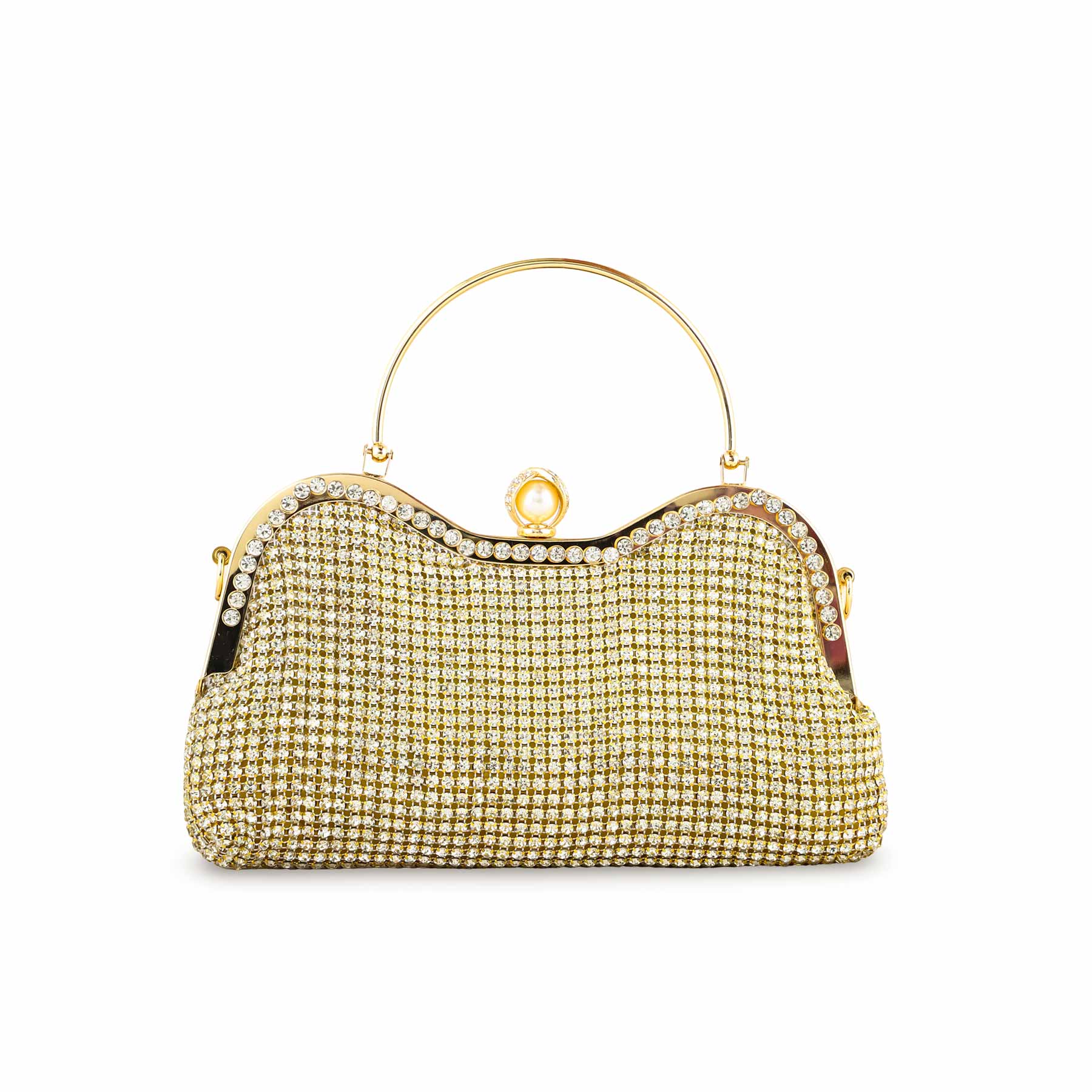 Golden Bridal Clutch P24298 - Image 4