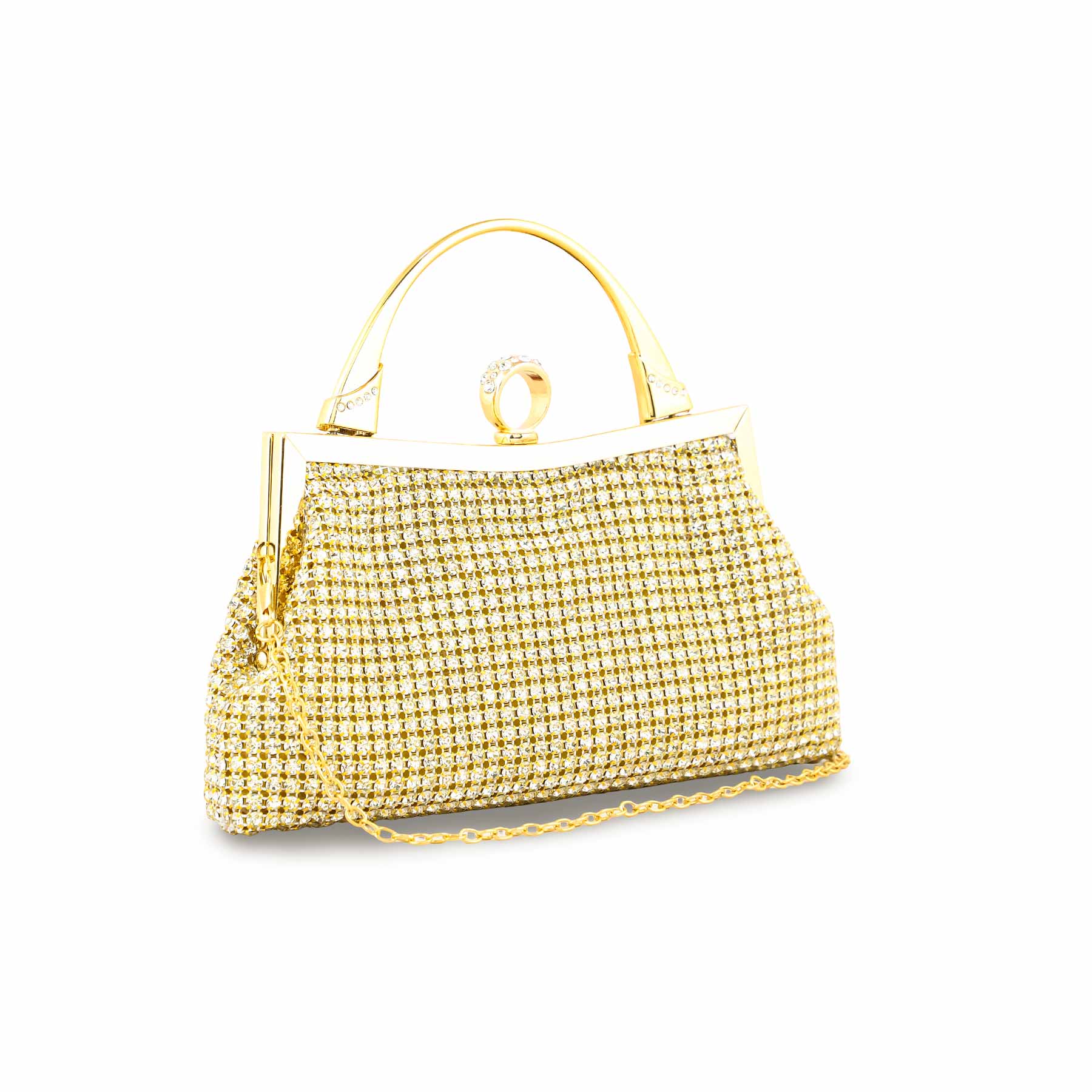 Golden Bridal Clutch P24318 - Image 3