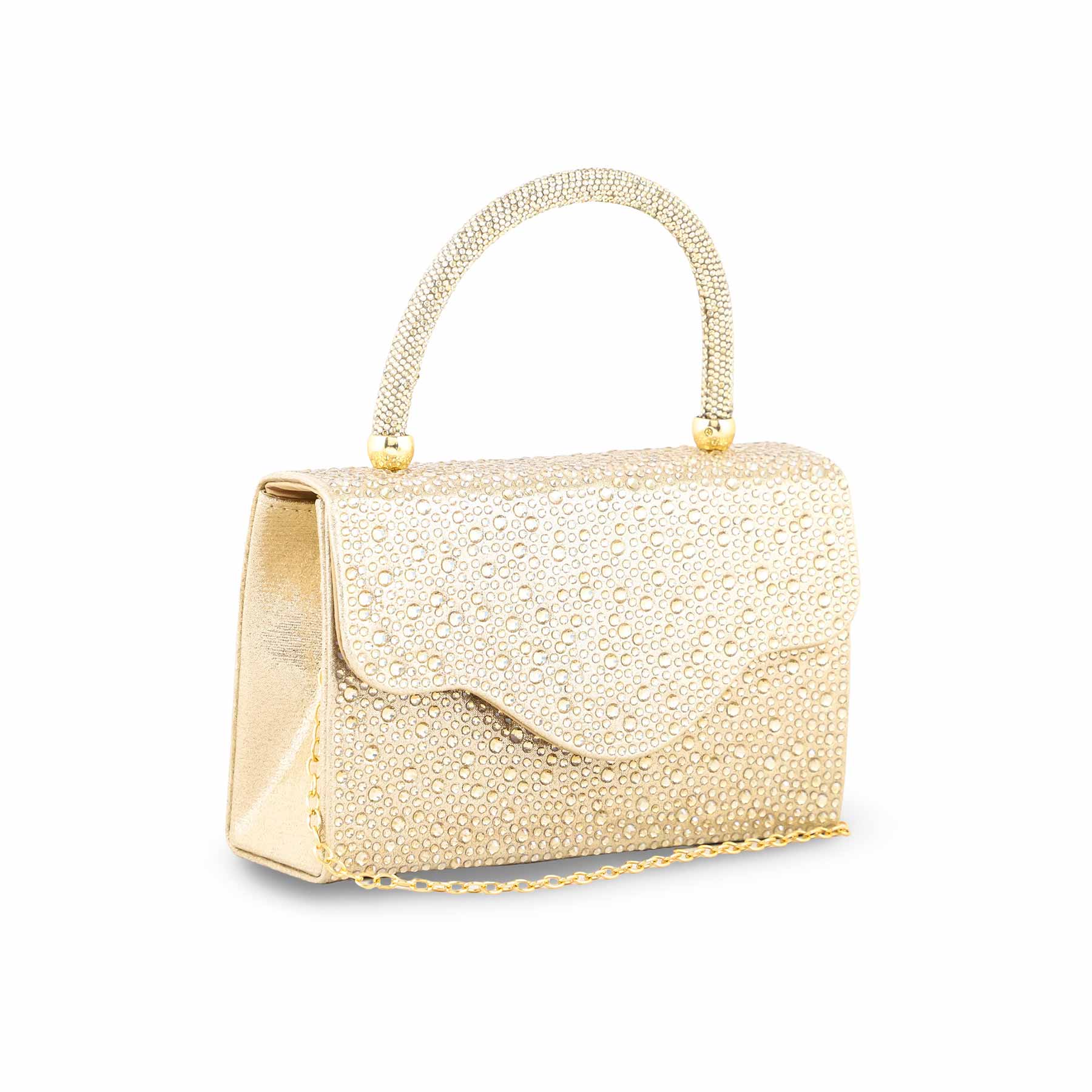Golden Bridal Clutch P24371 - Image 3
