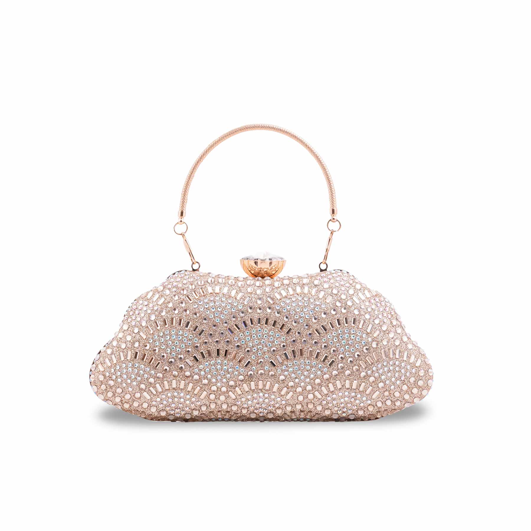 Golden Bridal Clutch P24464 - Image 4