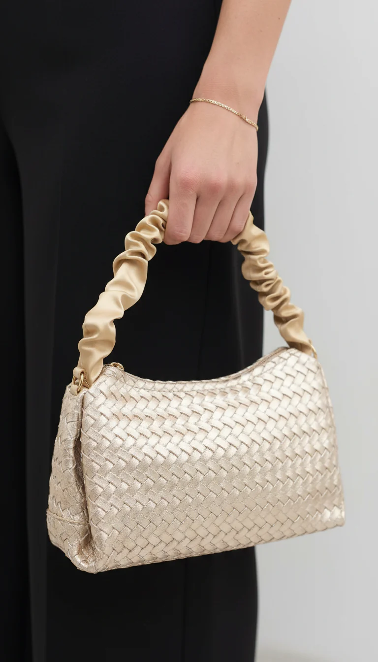 Golden Casual Pouch For Women P97664 - Image 2