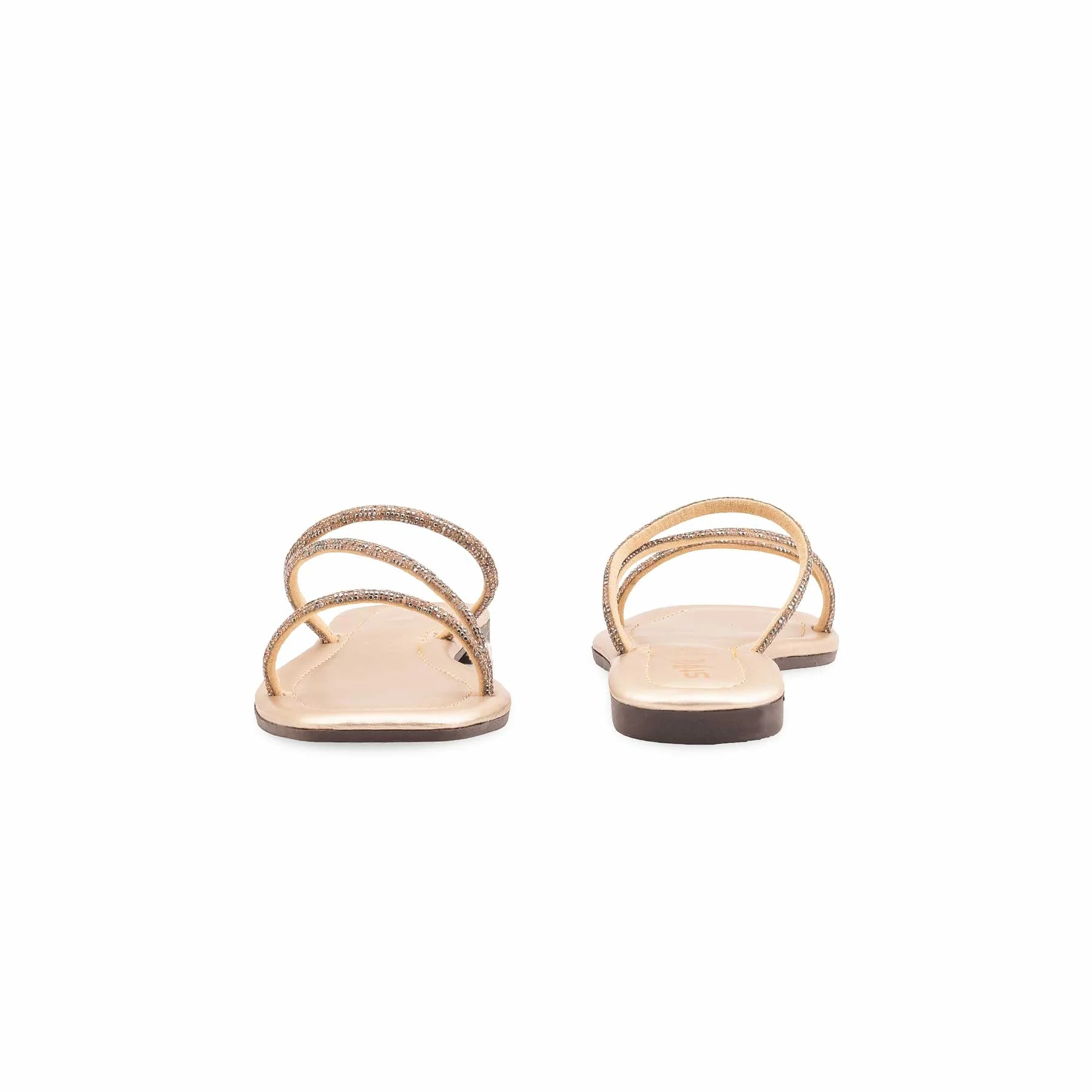 Golden Casual Slipper For Ladies CL2185 - Image 4