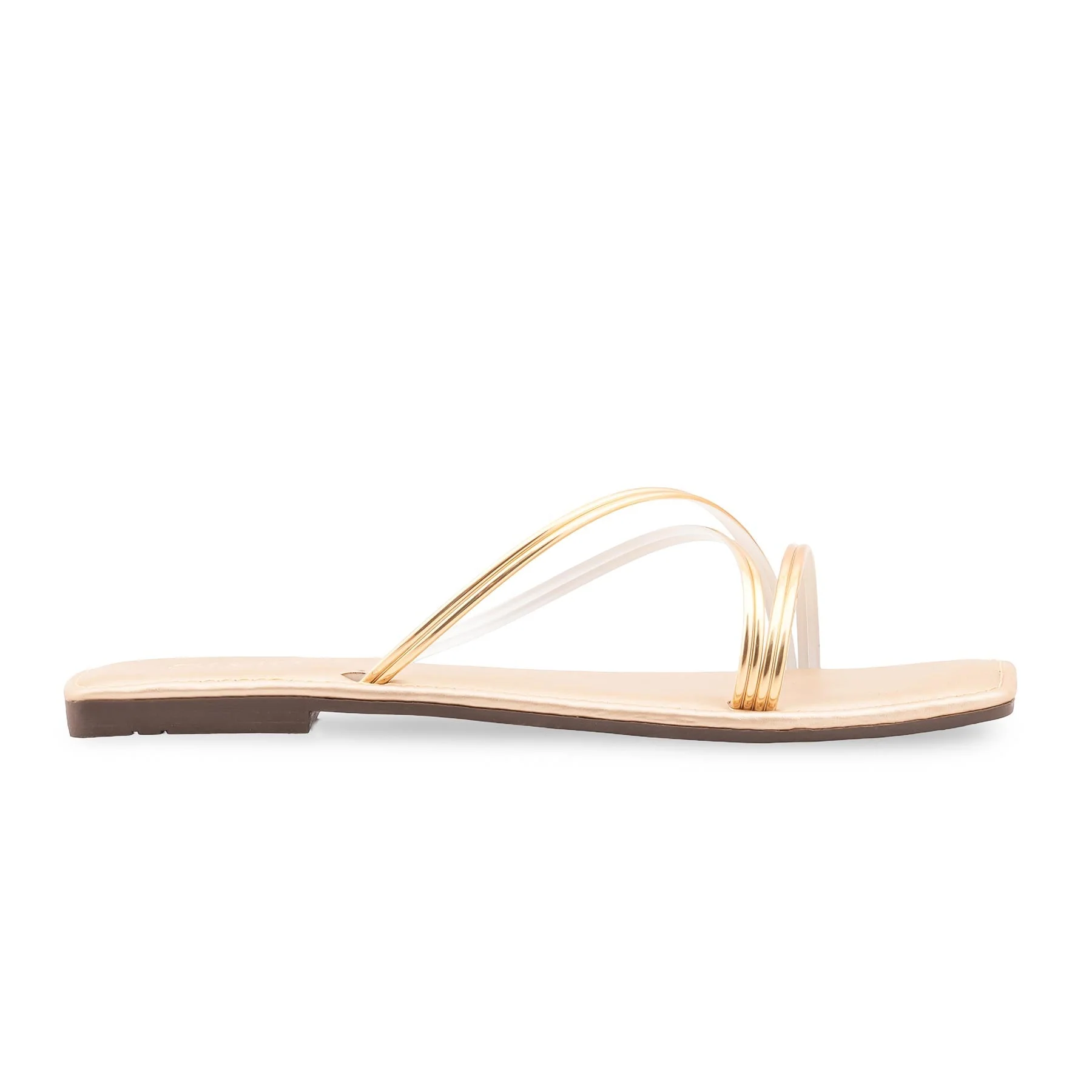 Golden Casual Slipper For Ladies CL2319 - Image 2