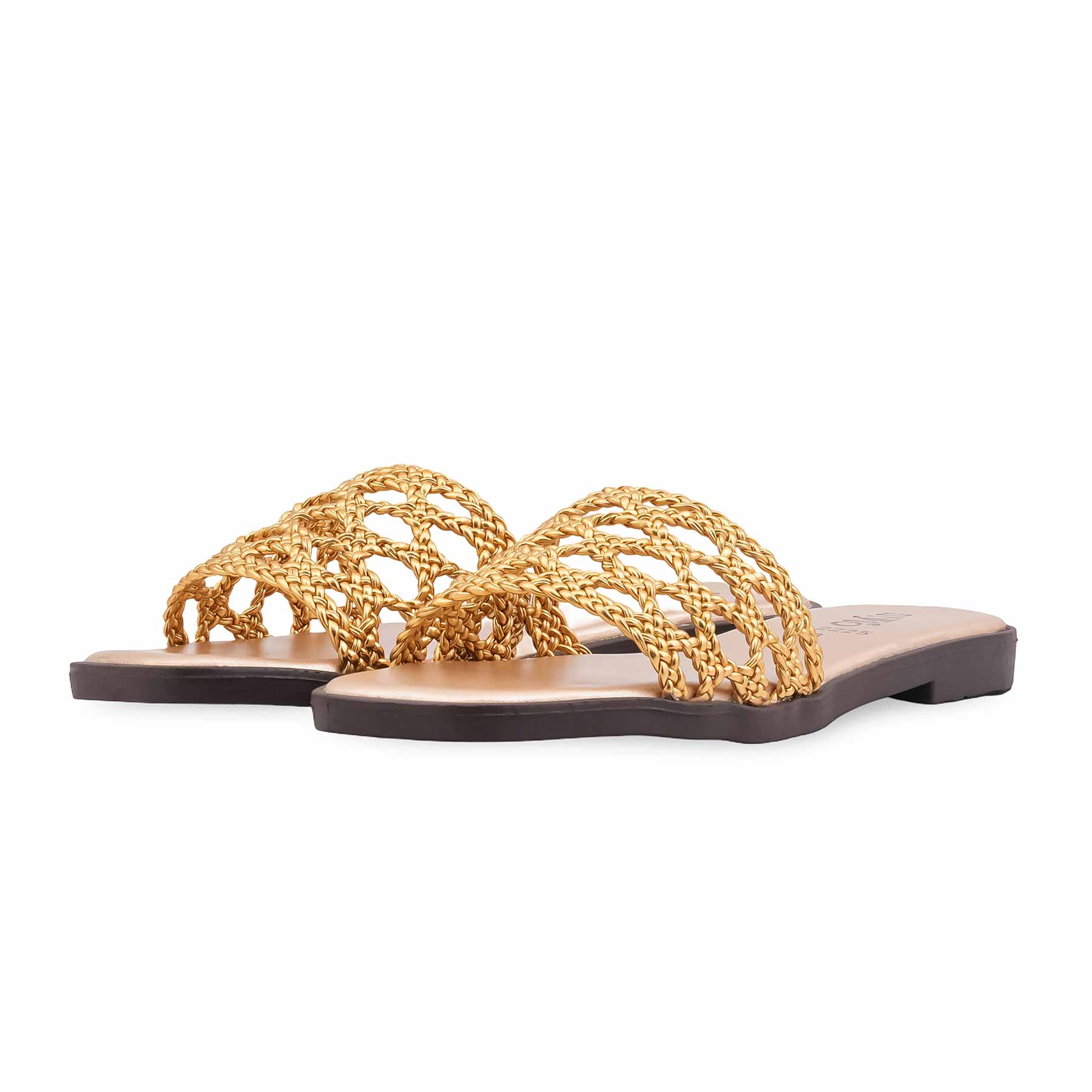 Golden Casual Slipper For Women CL2225 - Image 3