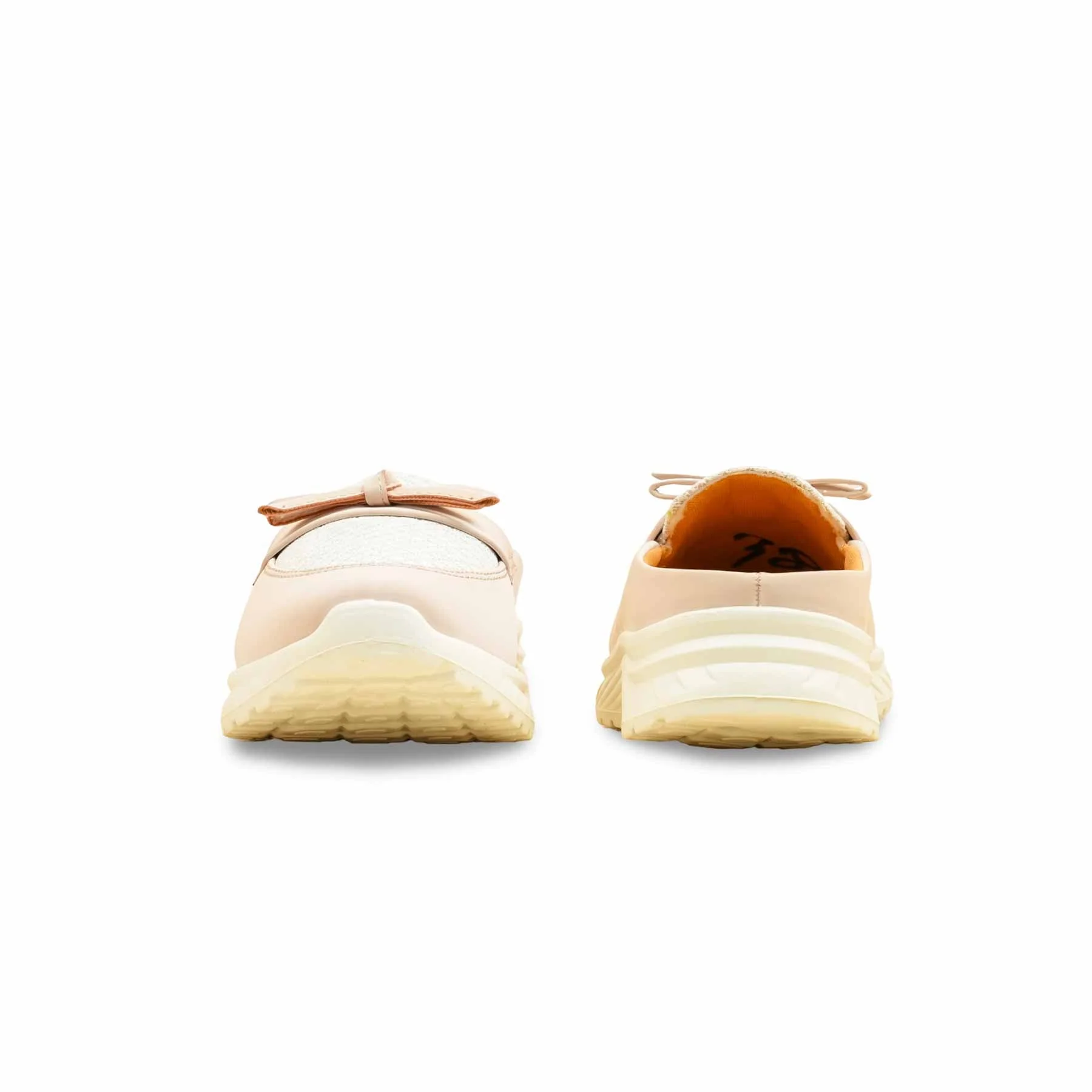 Golden Casual Sneaker For Ladies AT9108 - Image 4