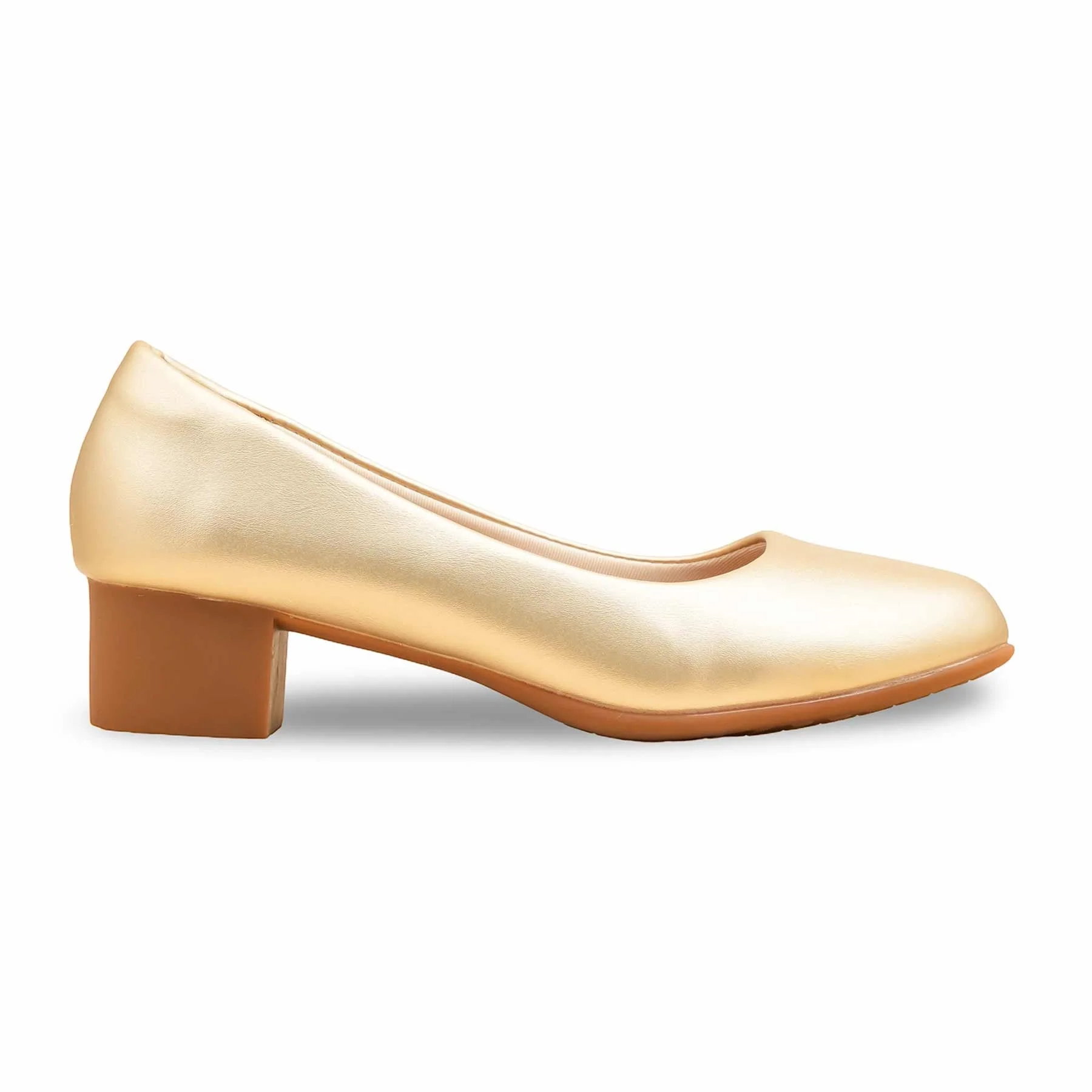 Golden Court Shoes For Women WN7509 - Image 2