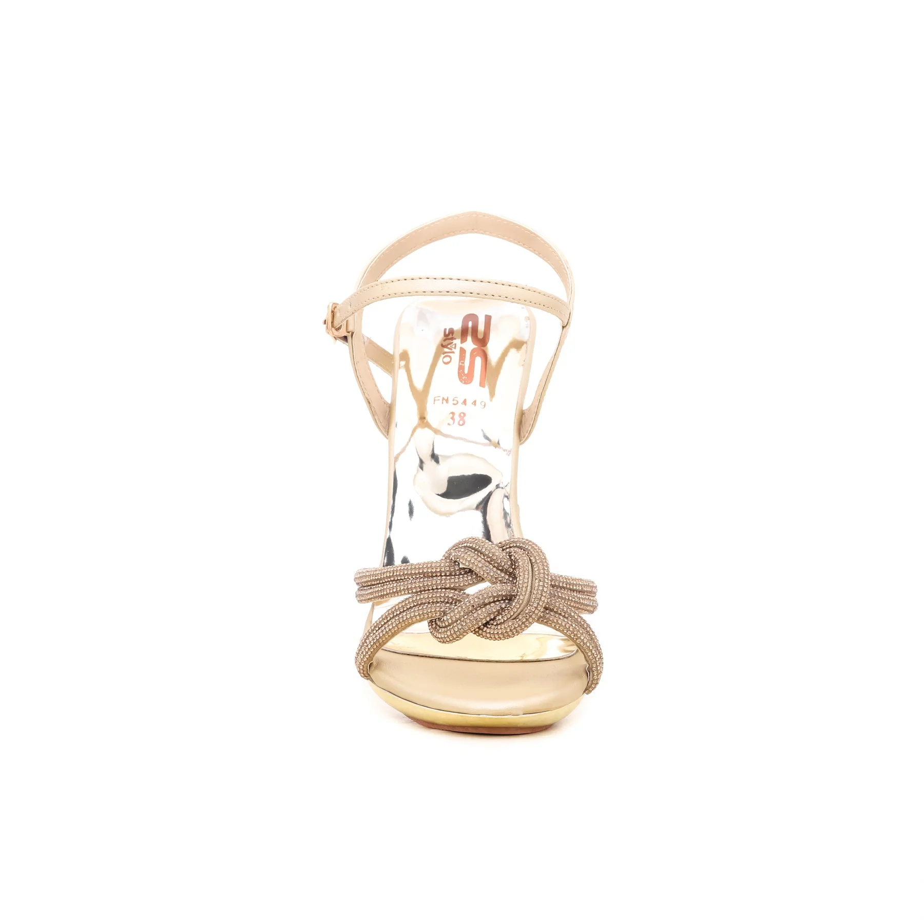 Golden Fancy Bridal Sandal FN5449 - Image 3