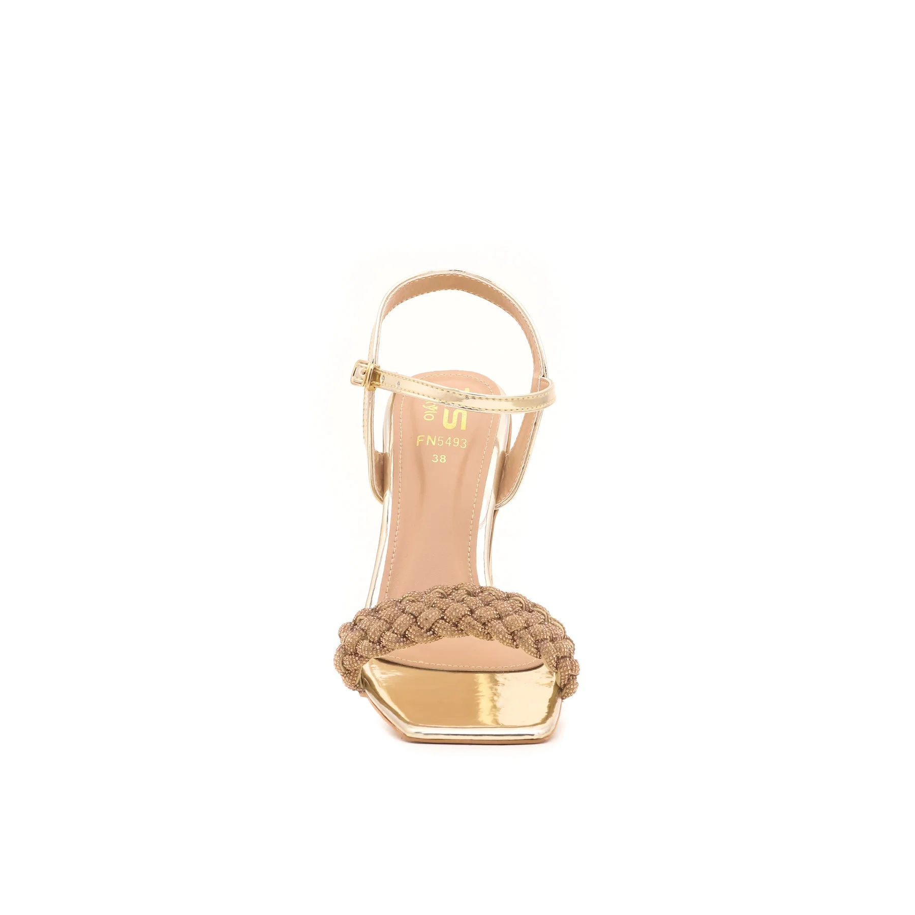 Golden Fancy Bridal Sandal FN5493 - Image 4