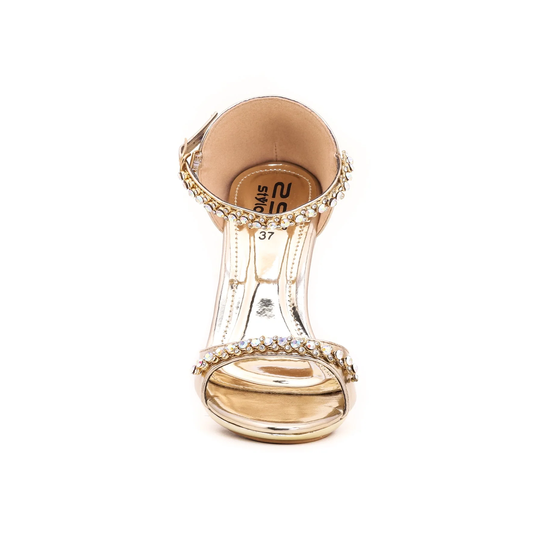 Golden Fancy Bridal Sandal FN5645 - Image 3