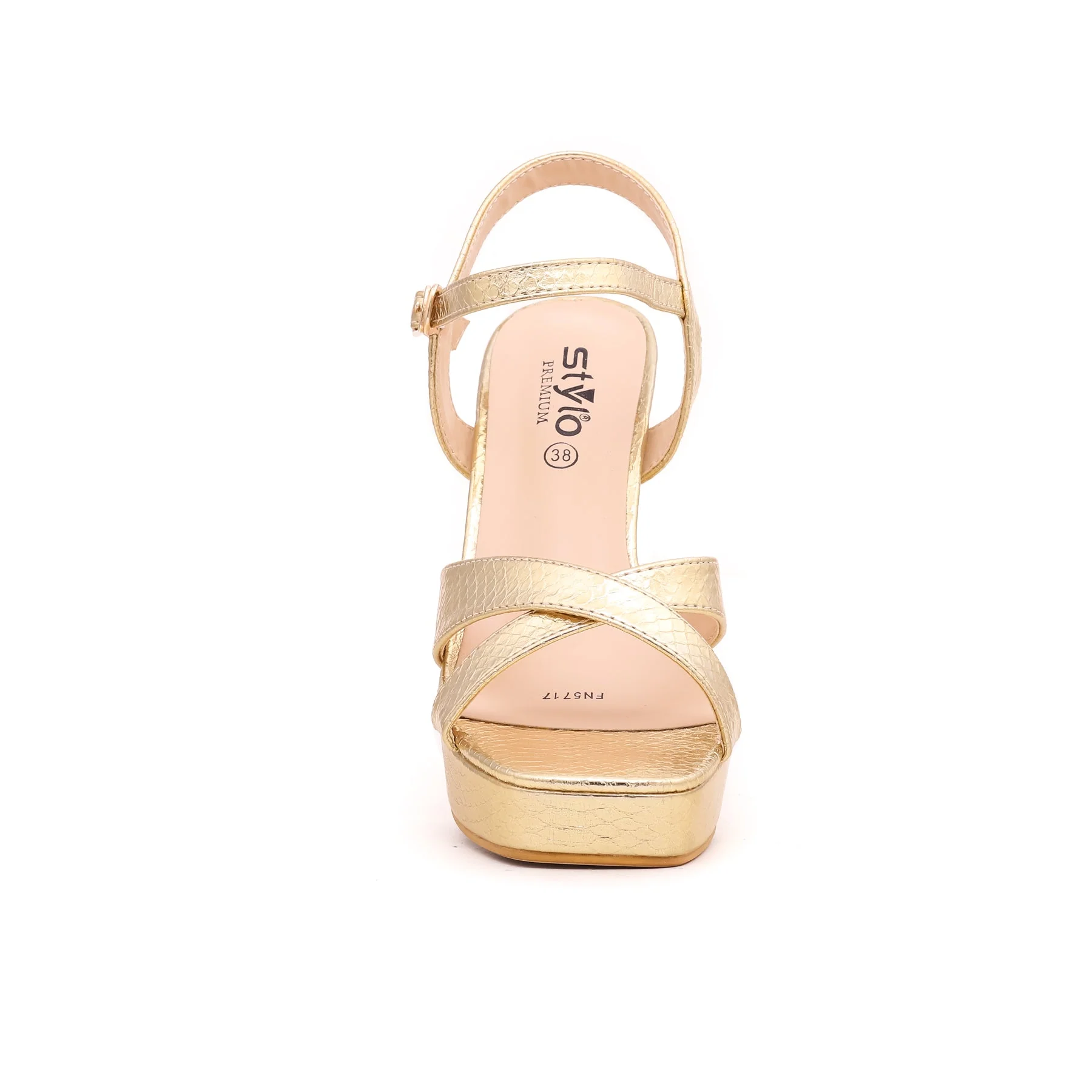 Golden Fancy Bridal Sandal FN5717 - Image 3