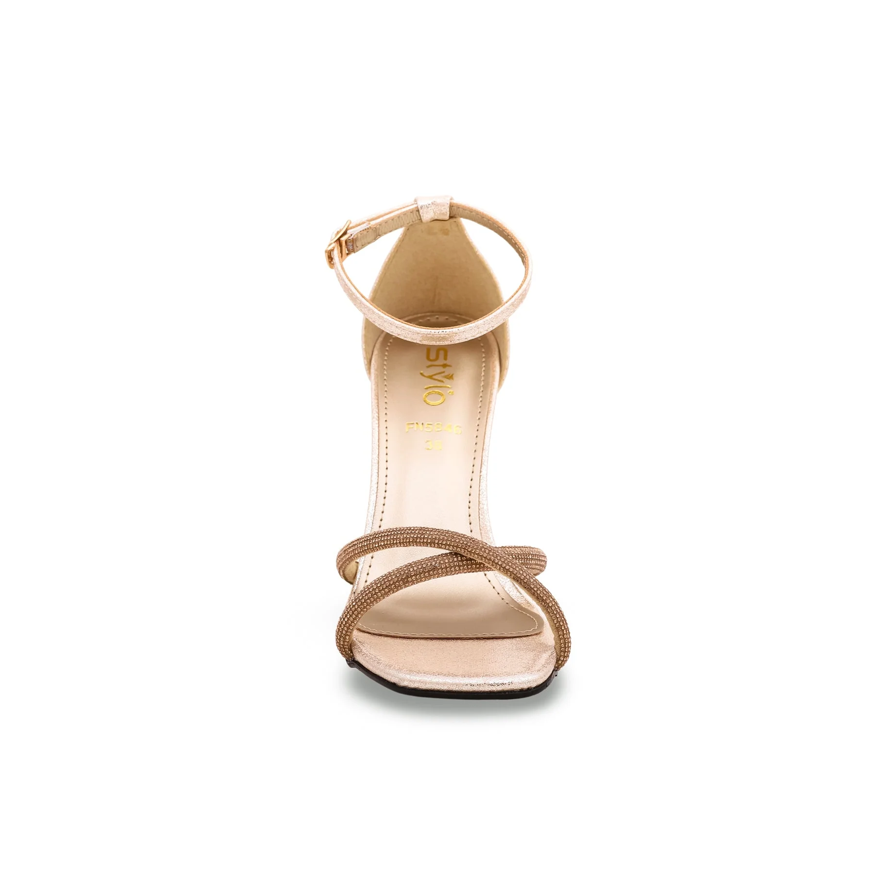 Golden Fancy Bridal Sandal FN5846 - Image 3