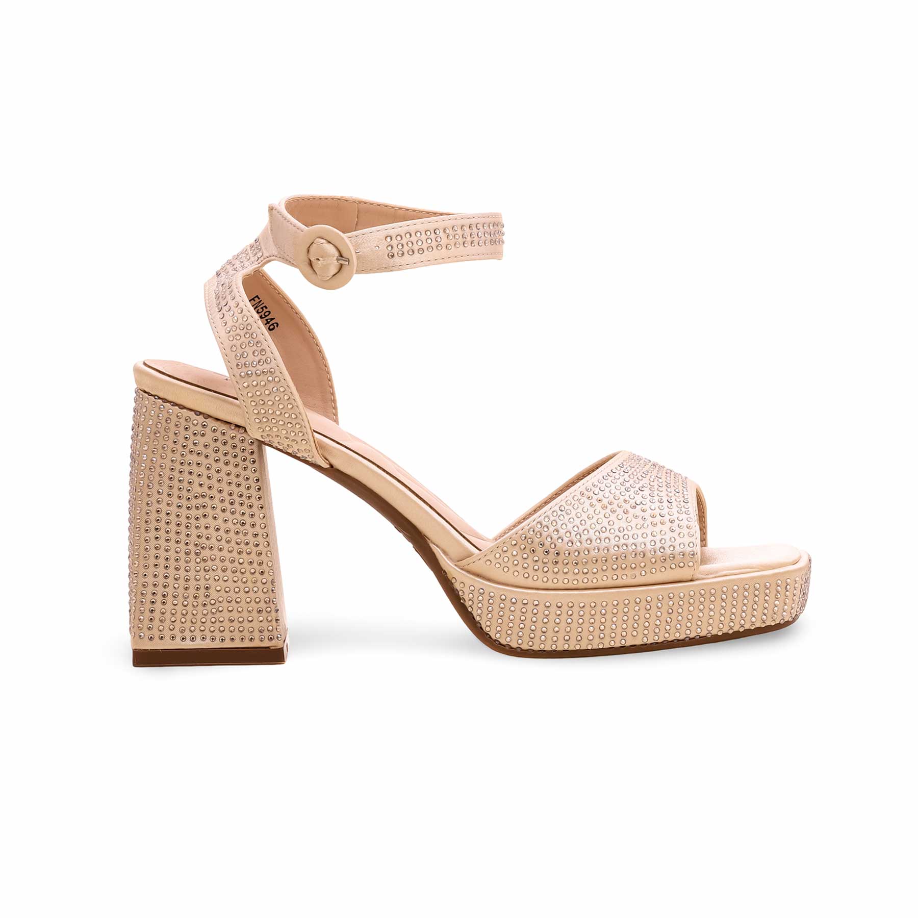 Golden Fancy Bridal Sandal FN5946 - Image 2