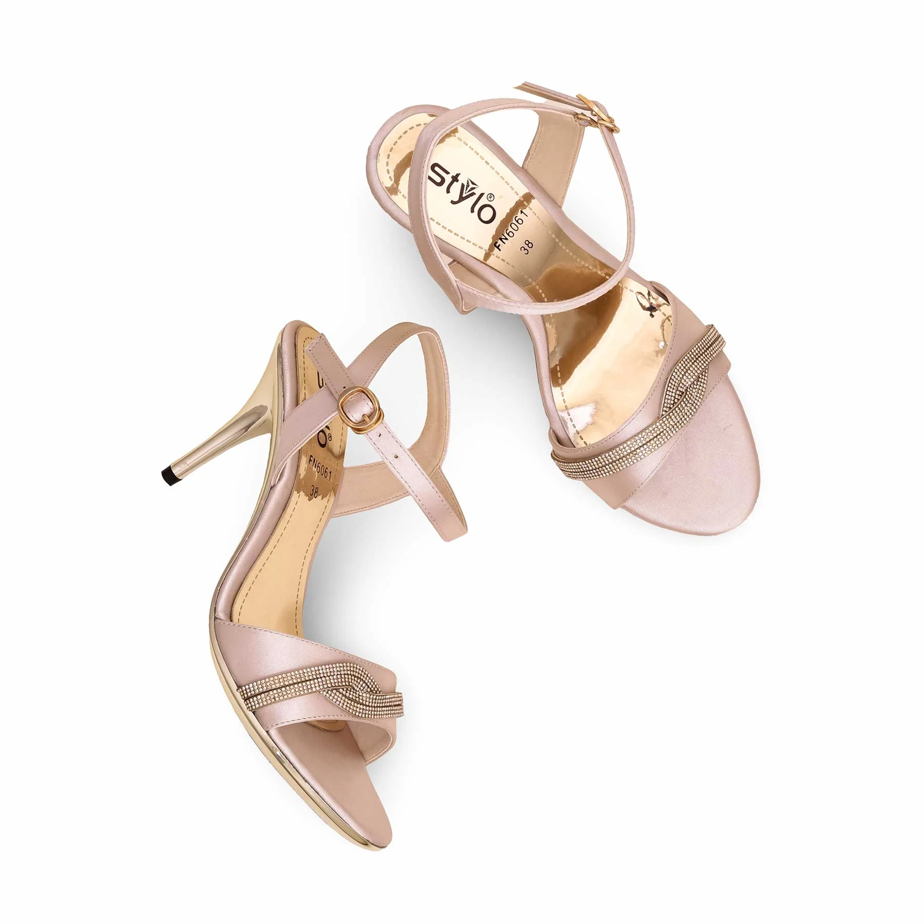 Golden Fancy Bridal Sandal FN6061 - Image 5