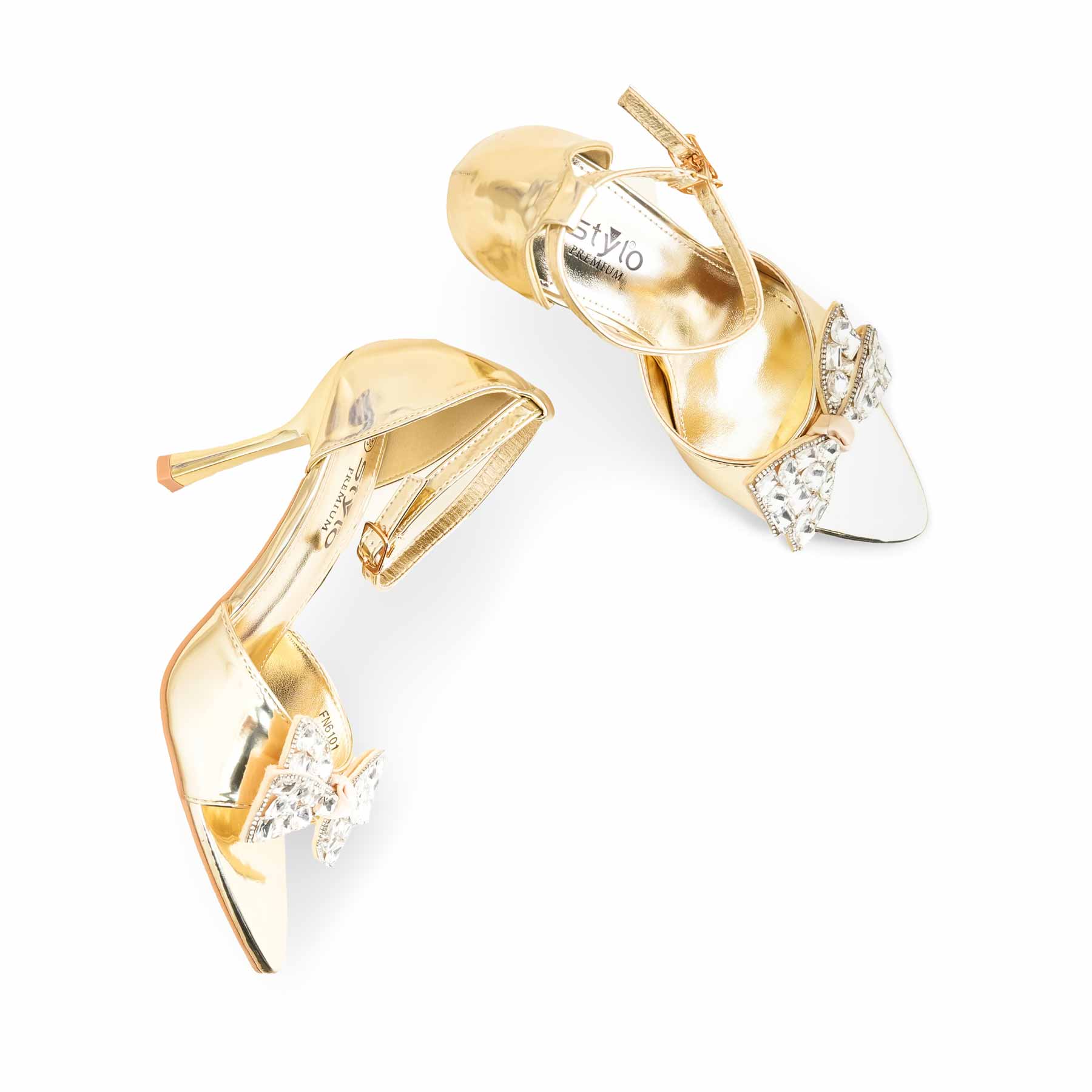 Golden Fancy Bridal Sandal FN6101 - Image 5