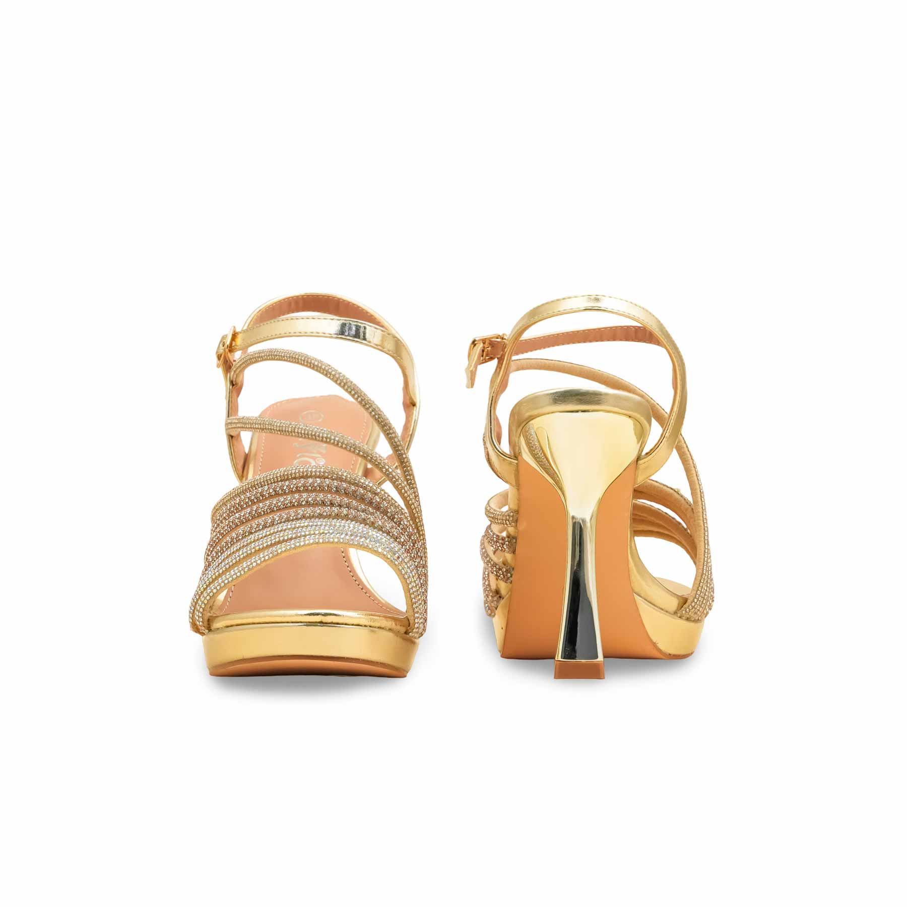 Golden Fancy Bridal Sandal FN6231 - Image 4