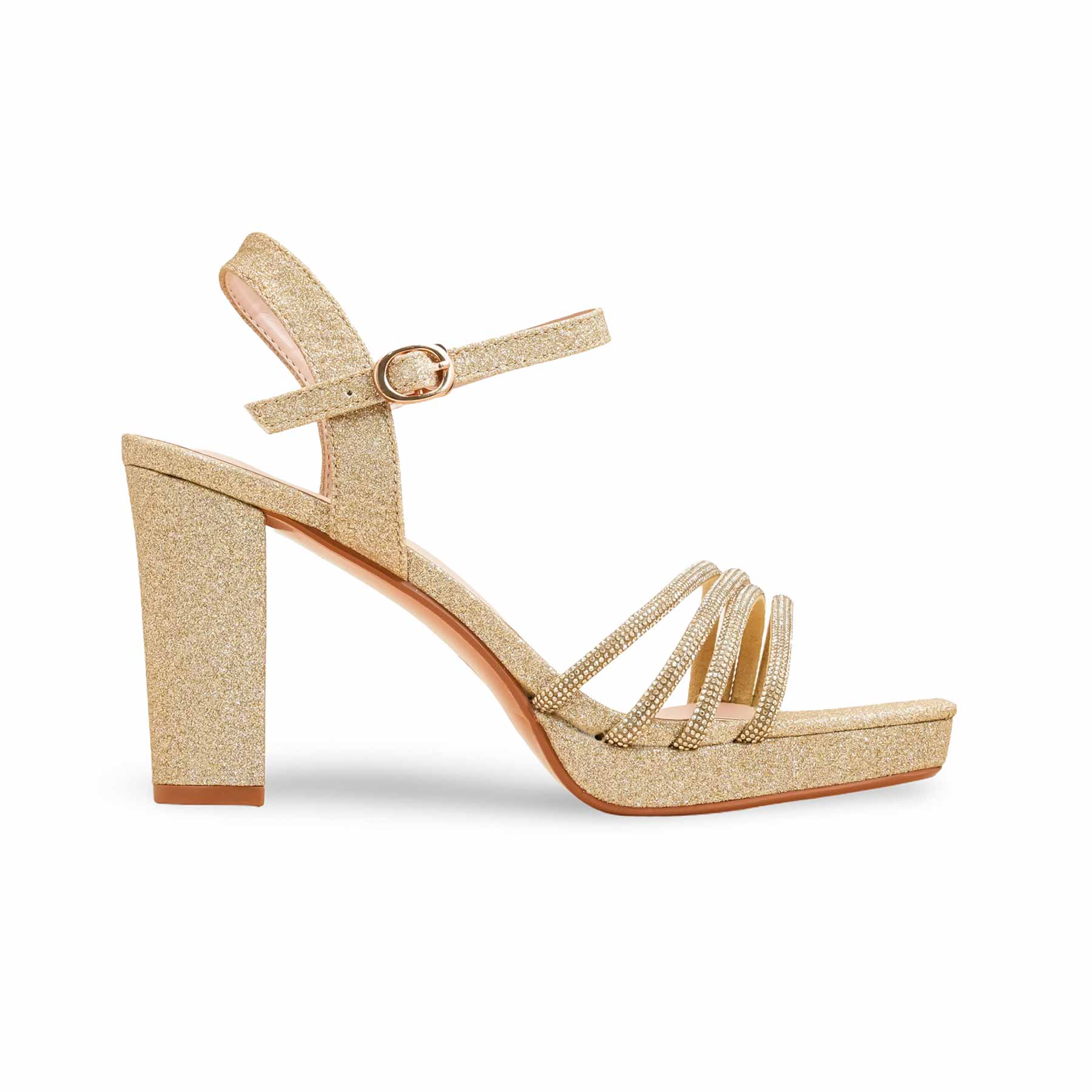 Golden Fancy Bridal Sandal FN6243 - Image 2