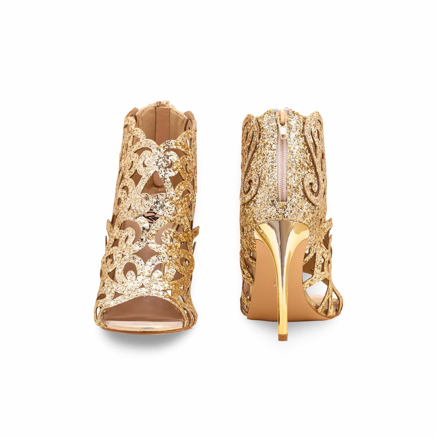 Golden Fancy Bridal Sandal FN5944 - Image 4