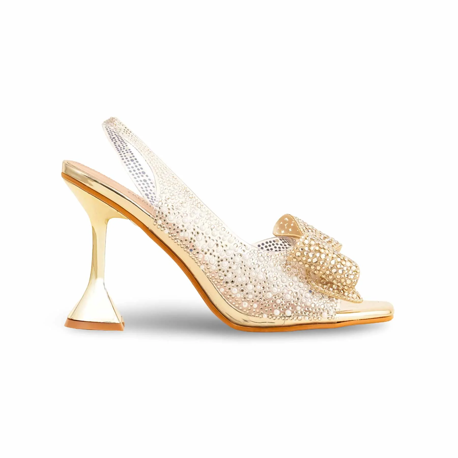 Golden Fancy Bridal Sandal FN6103 - Image 3