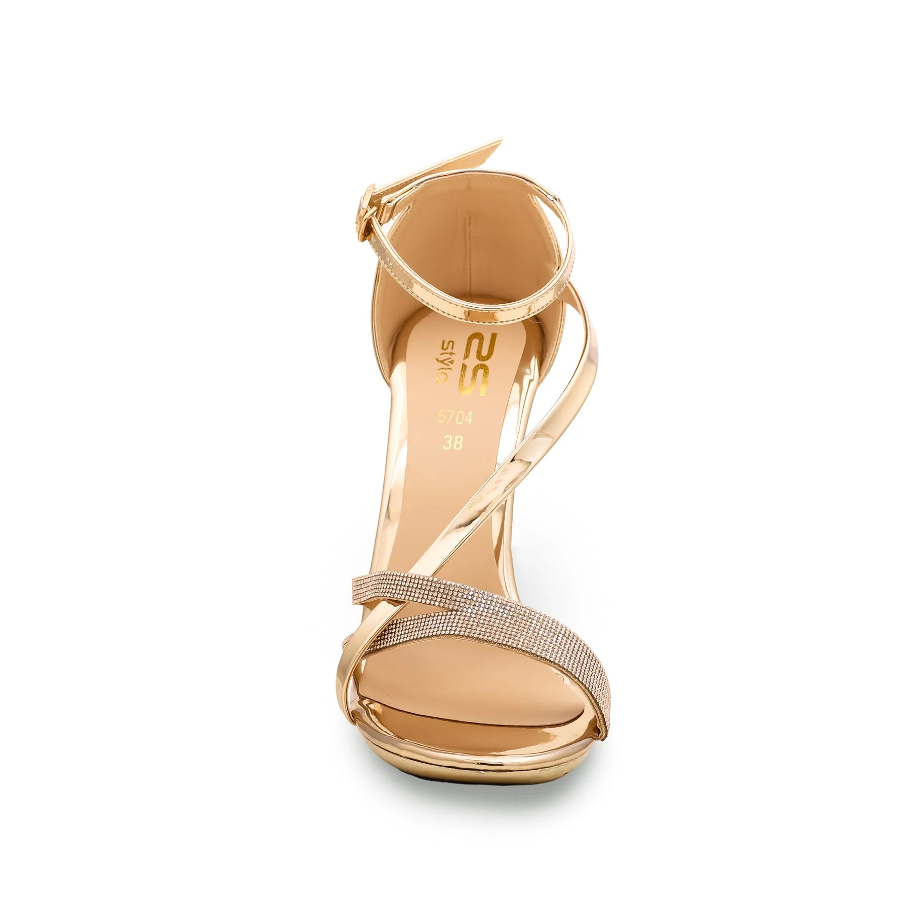 Golden Fancy Bridal Sandal FN5704 - Image 5