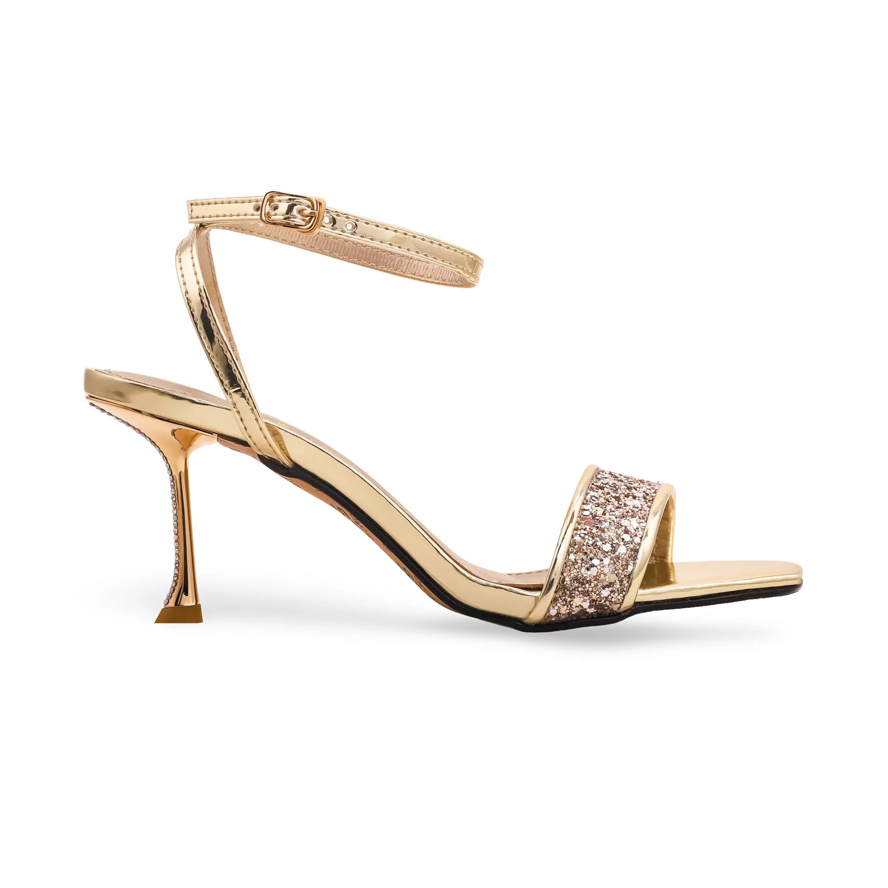Golden Fancy Bridal Sandal FN5767 - Image 2
