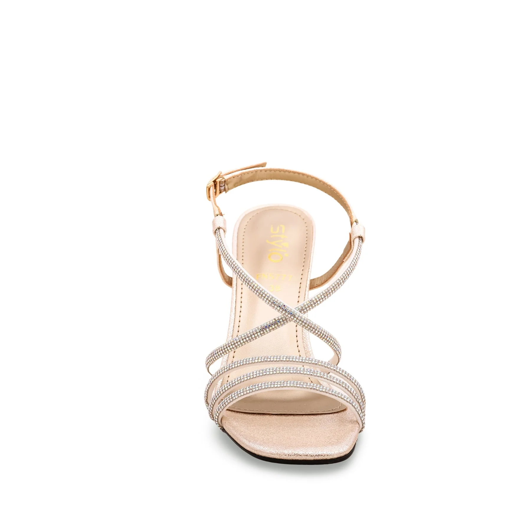 Golden Fancy Bridal Sandal FN5777 - Image 3