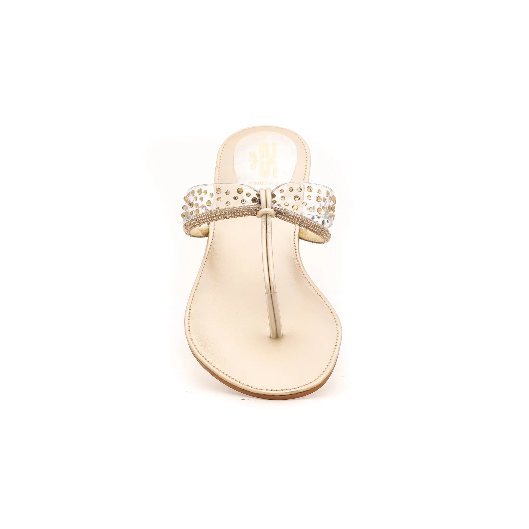 Golden Fancy Chappal FN0582 - Image 3