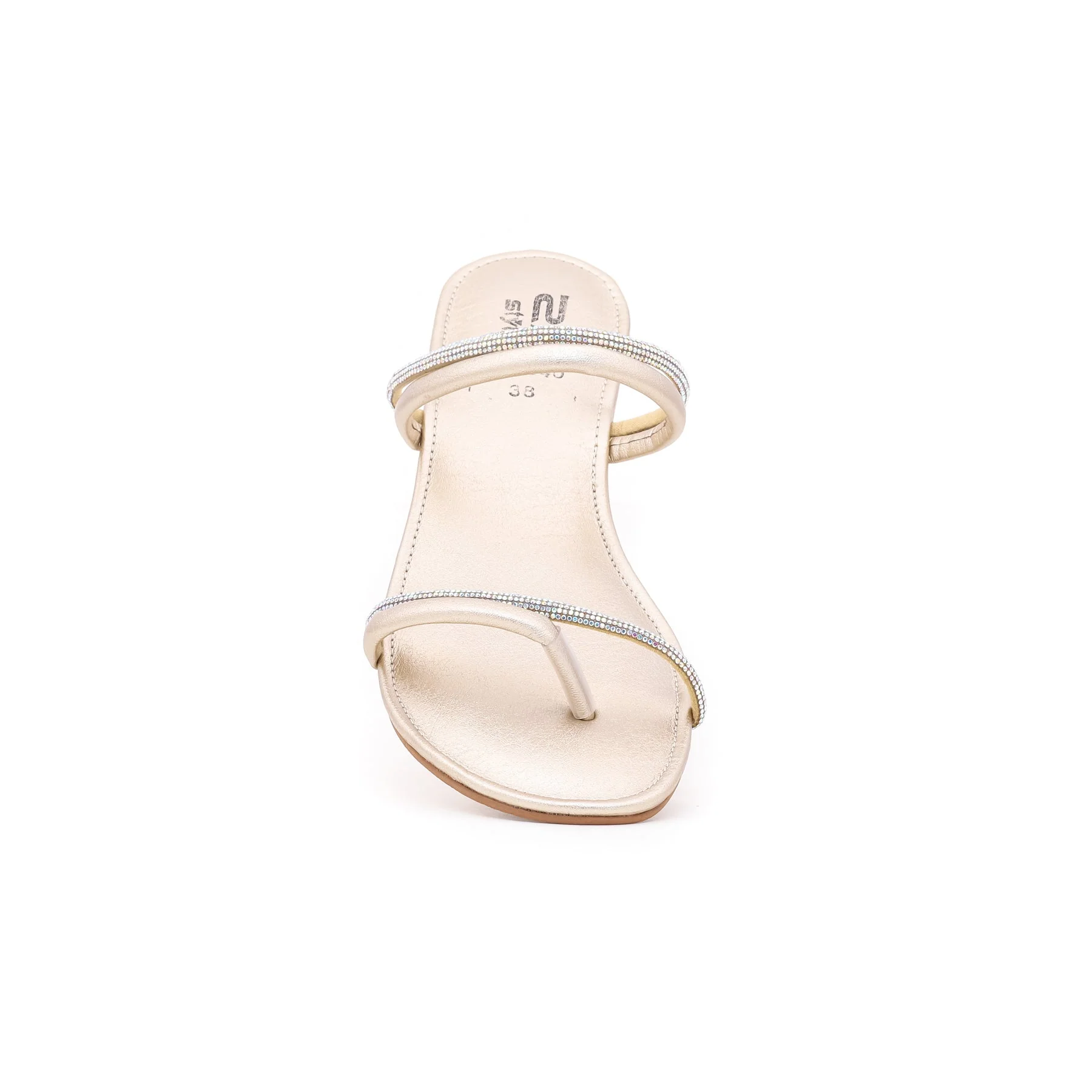 Golden Fancy Chappal FN0640 - Image 3