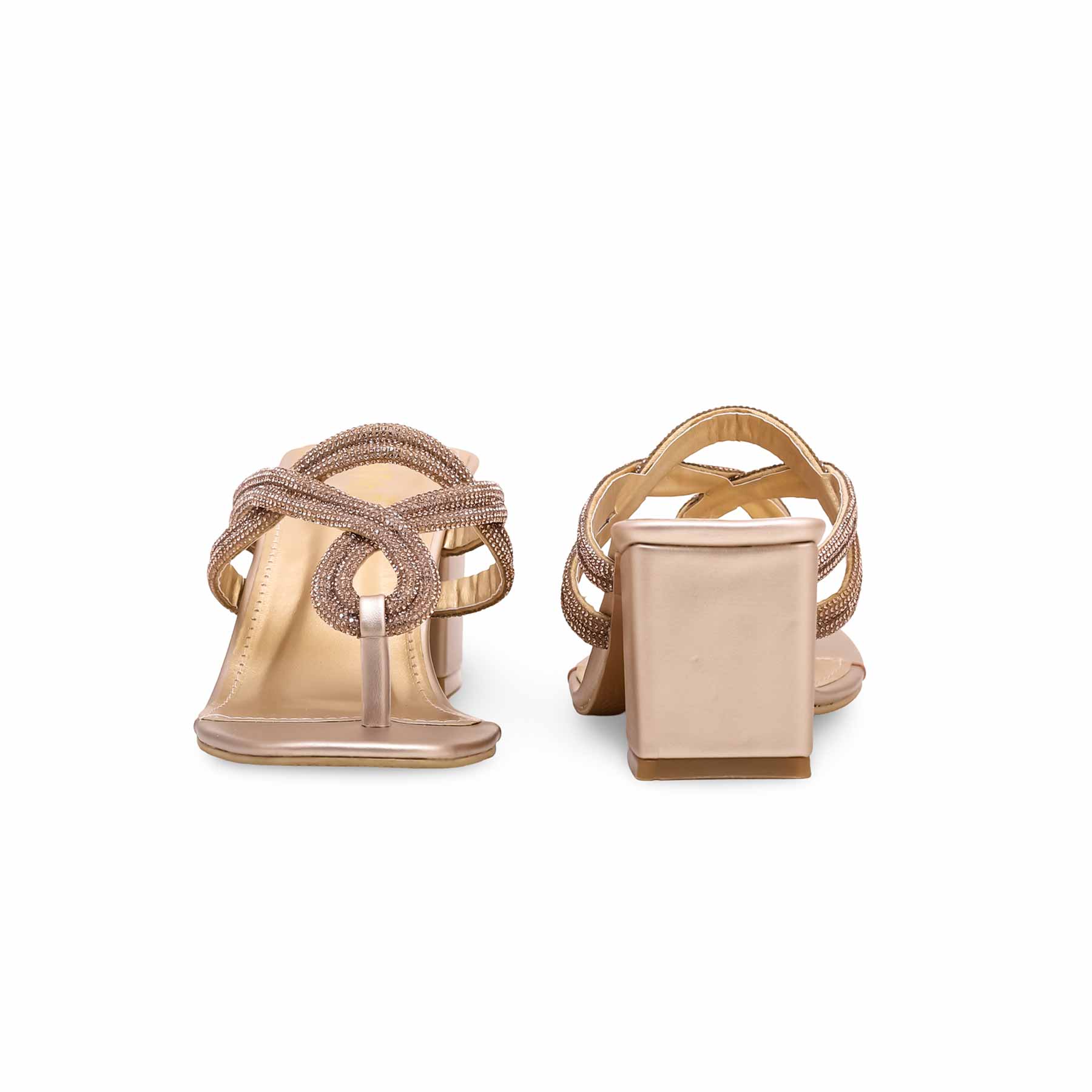 Golden Fancy Chappal FN0732 - Image 3
