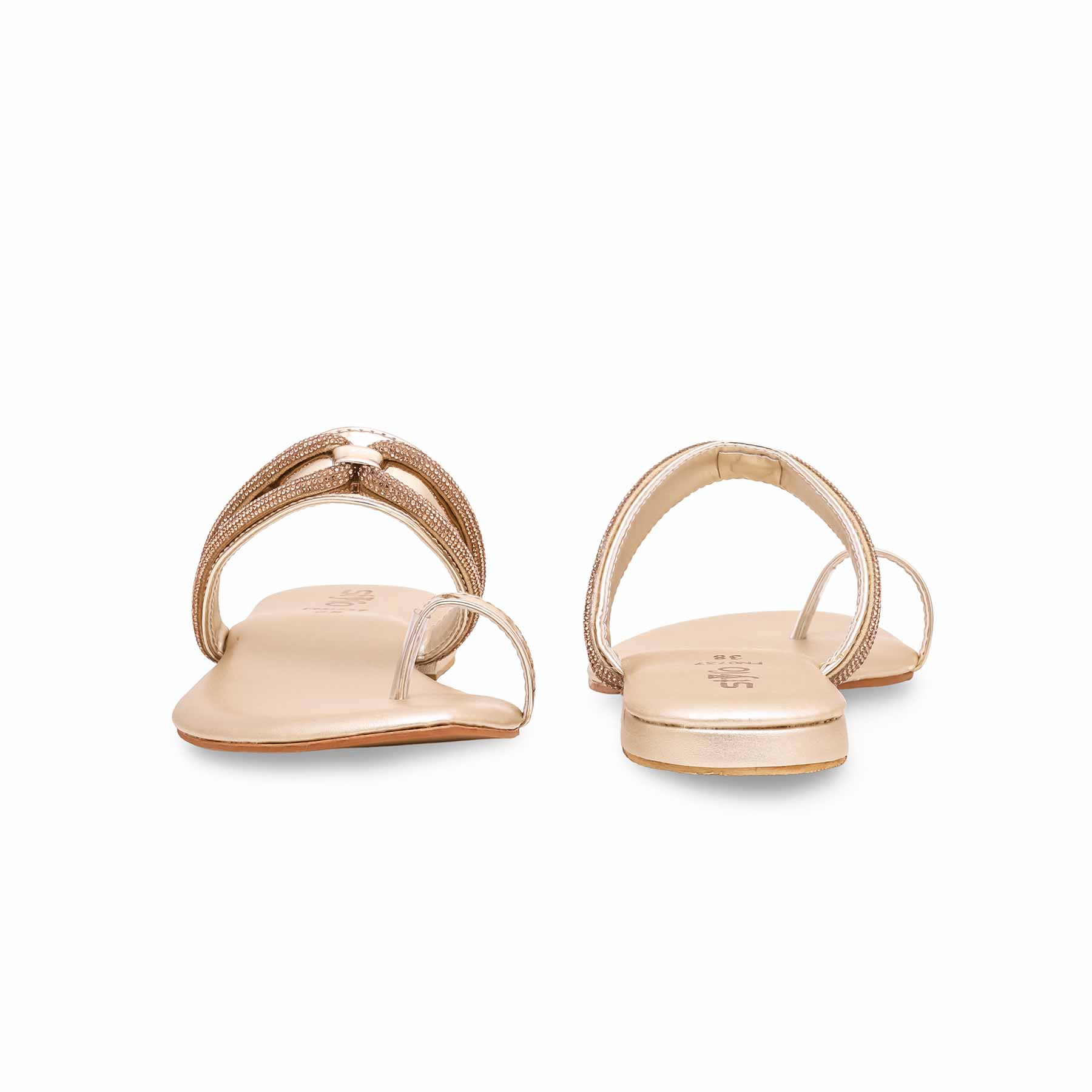 Golden Fancy Chappal FN0737 - Image 4