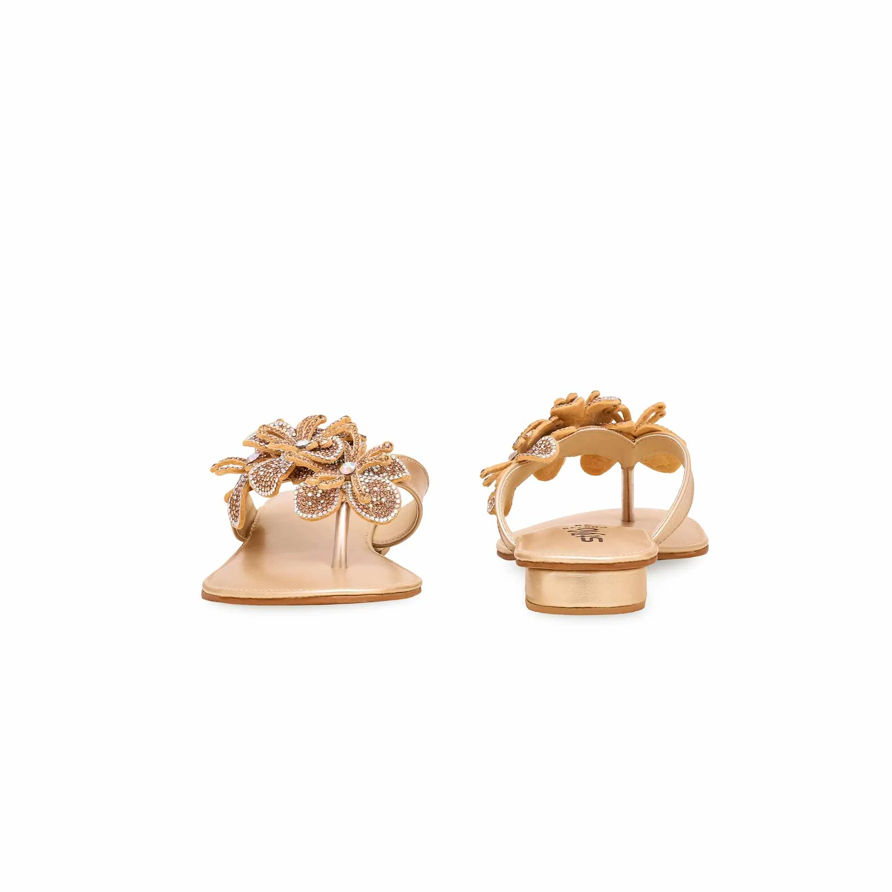 Golden Fancy Chappal FN0748 - Image 4