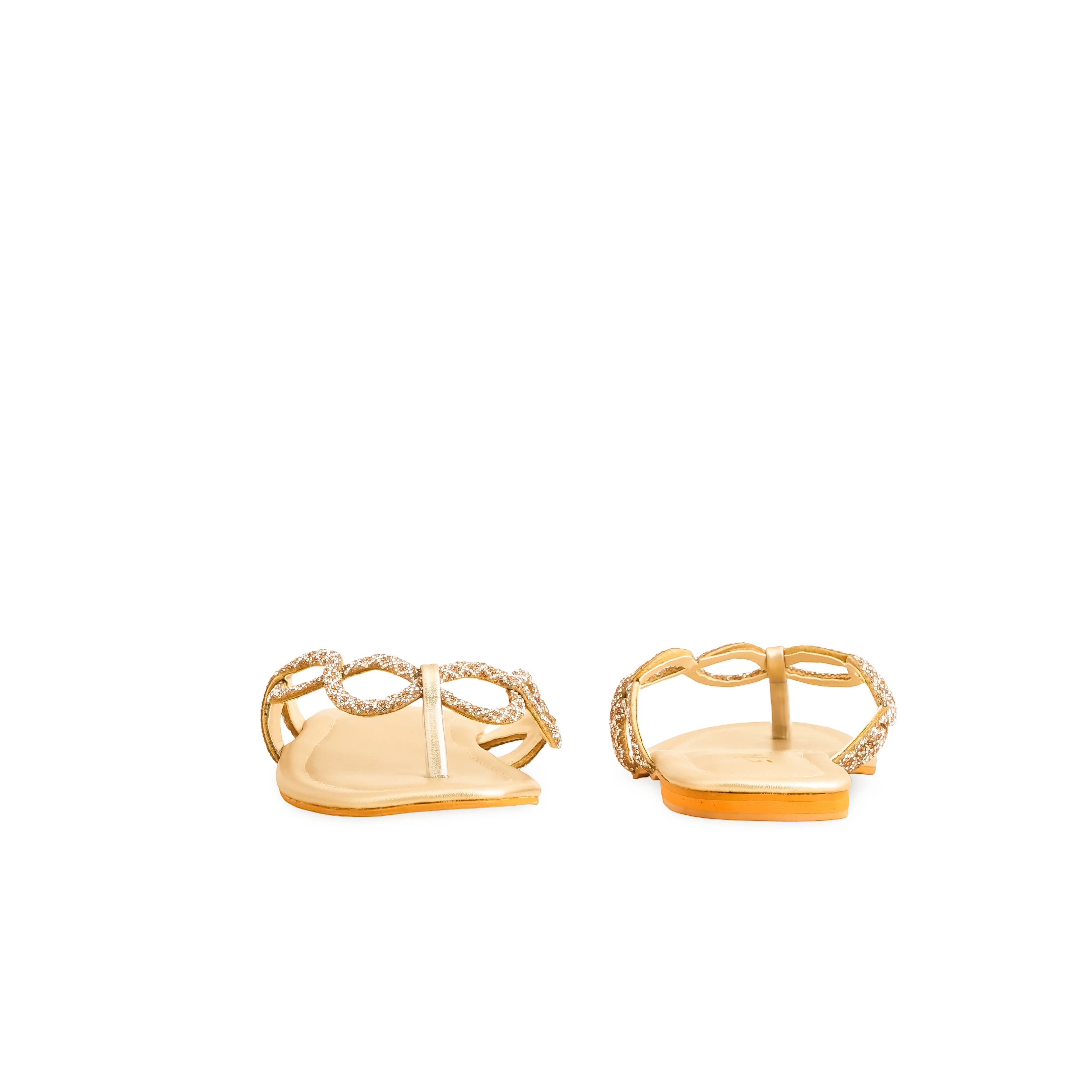 Golden Fancy Chappal FN0763 - Image 4