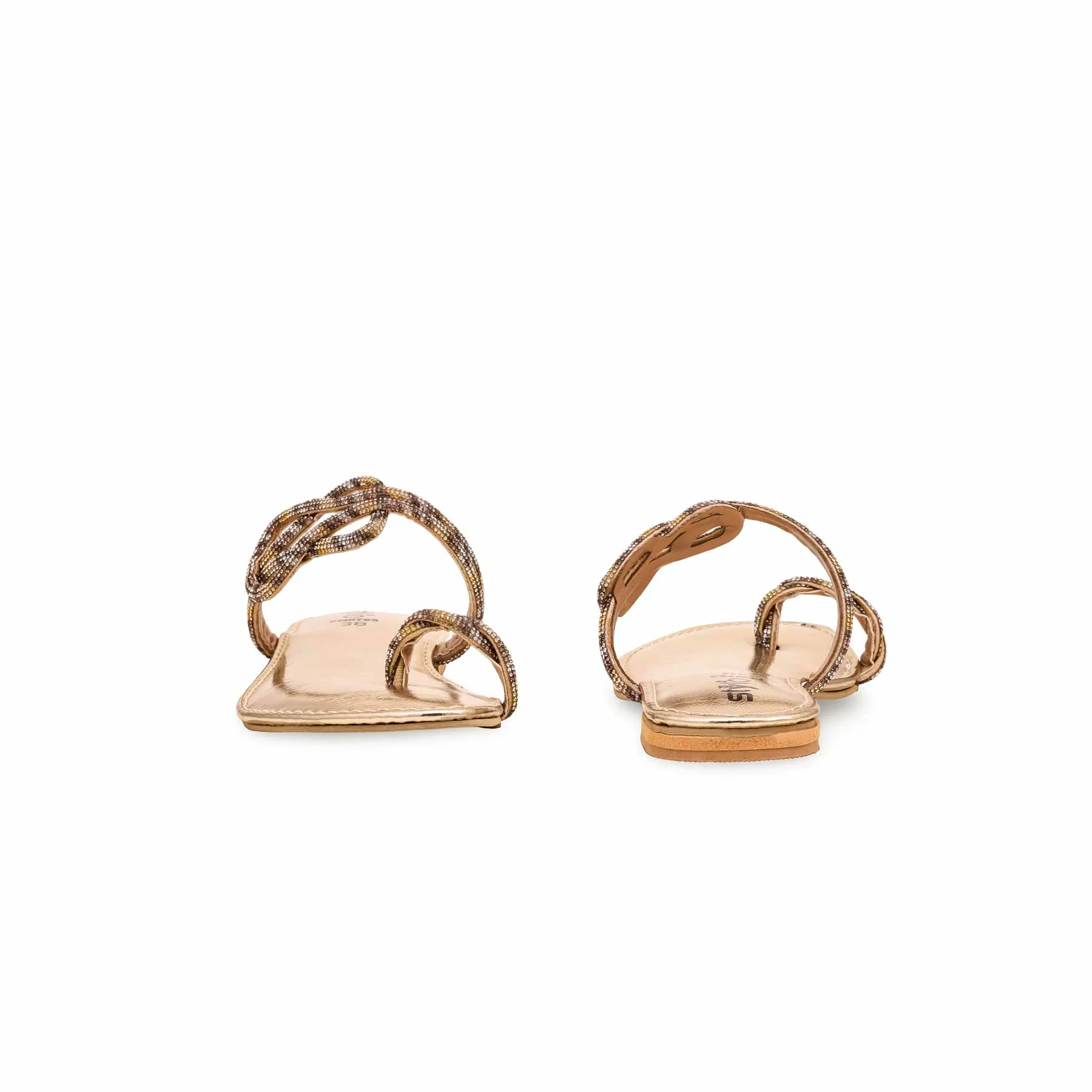Golden Fancy Chappal FN0765 - Image 4