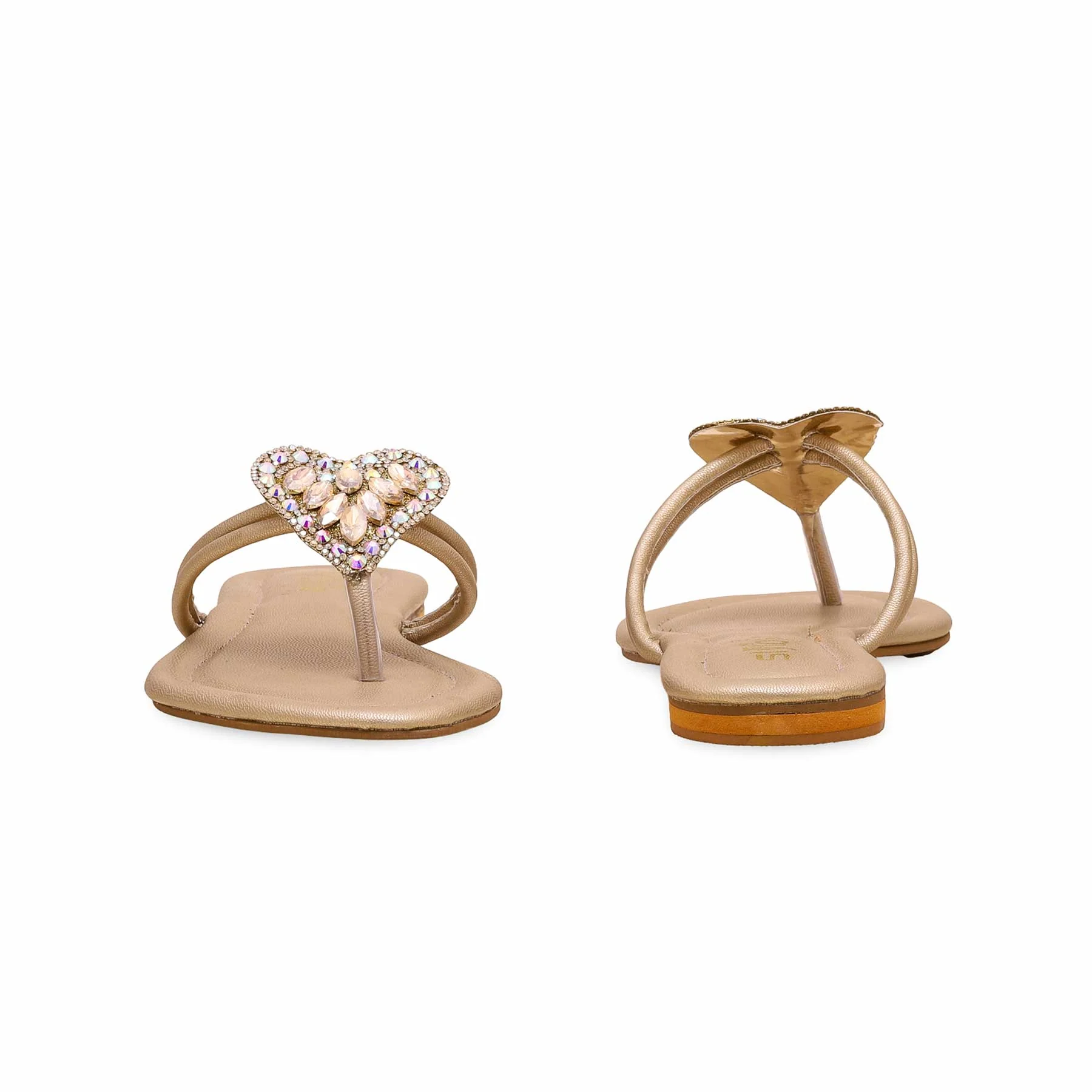 Golden Fancy Chappal FN0770 - Image 3