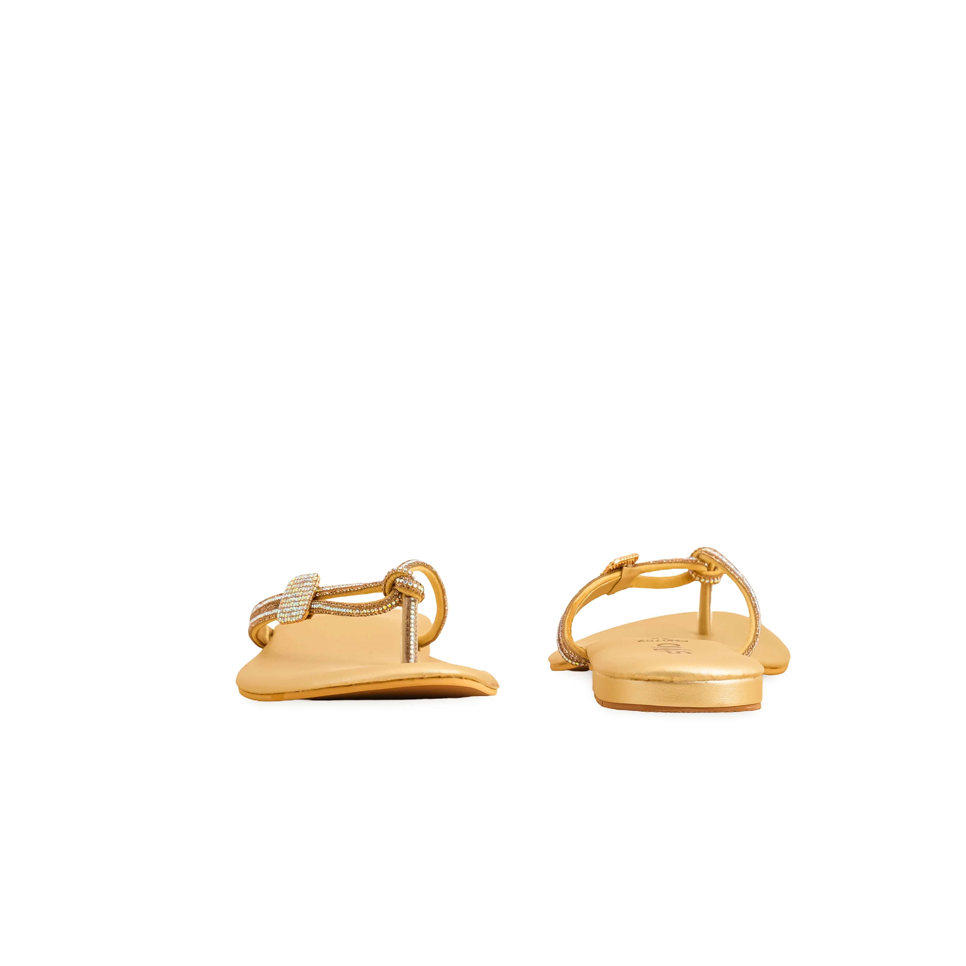 Golden Fancy Chappal FN0782 - Image 4