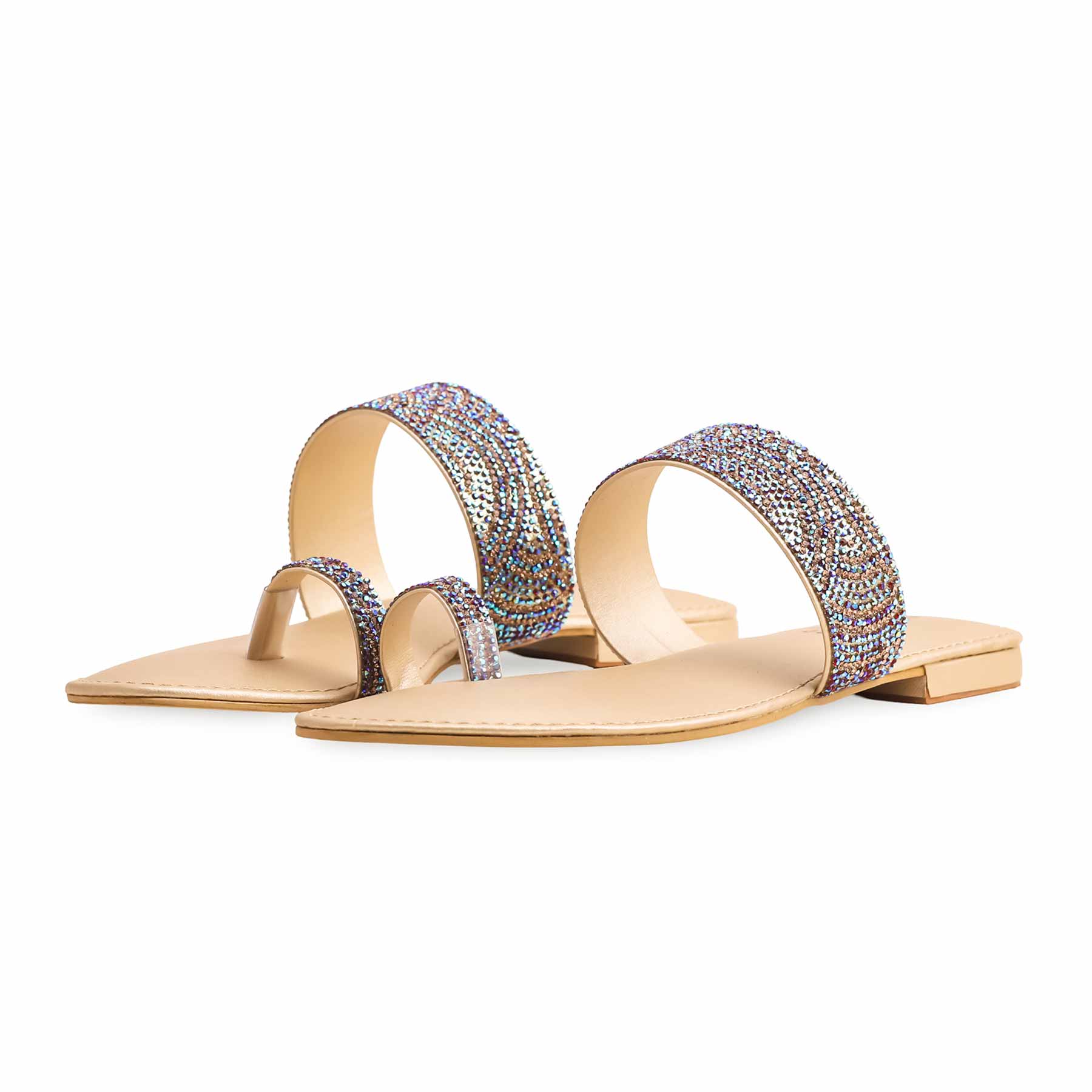 Golden Fancy Chappal FN0783 - Image 3