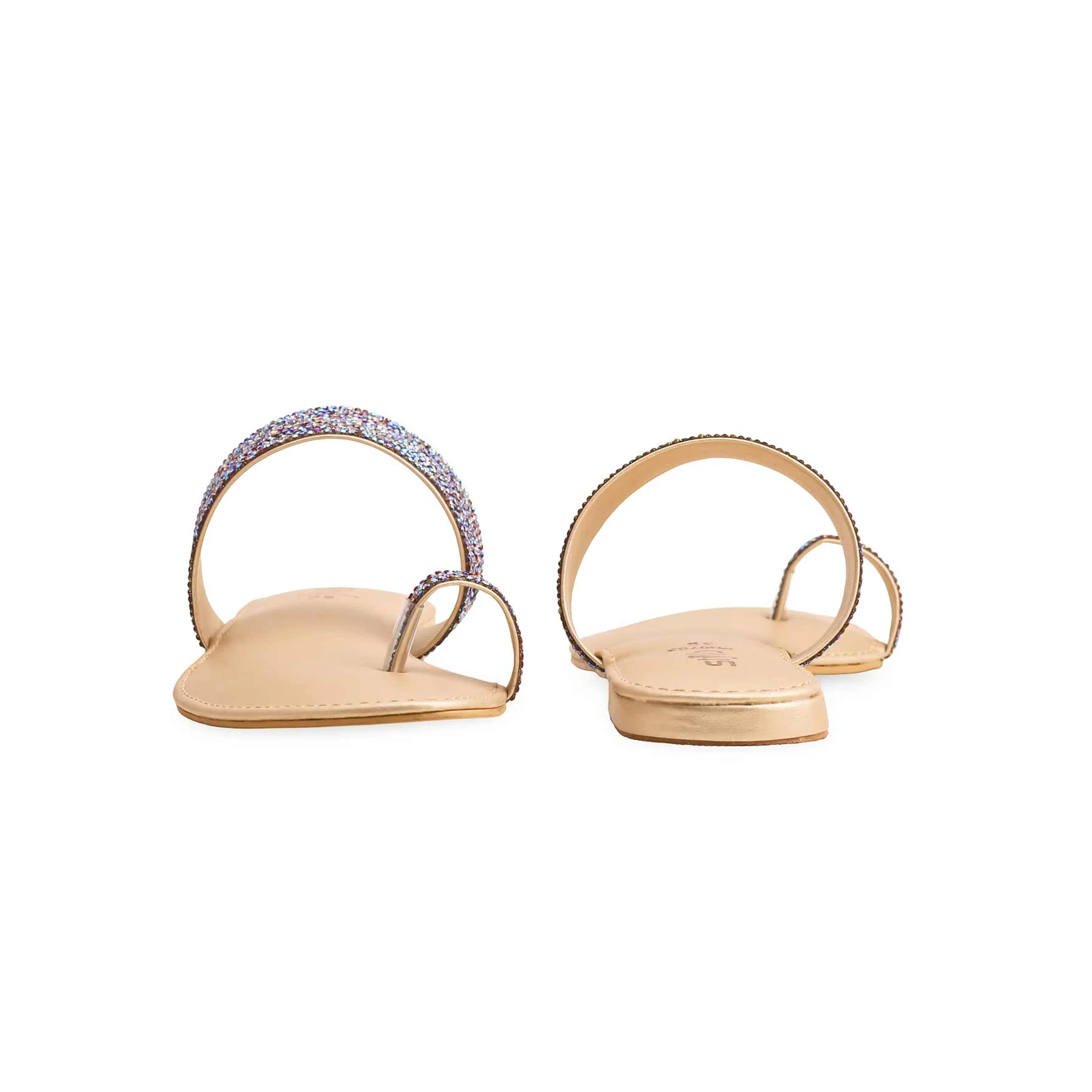 Golden Fancy Chappal FN0783 - Image 4