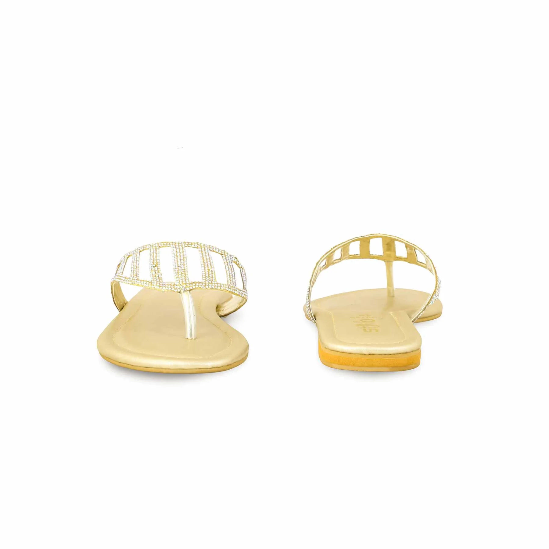 Golden Fancy Chappal FN0786 - Image 4