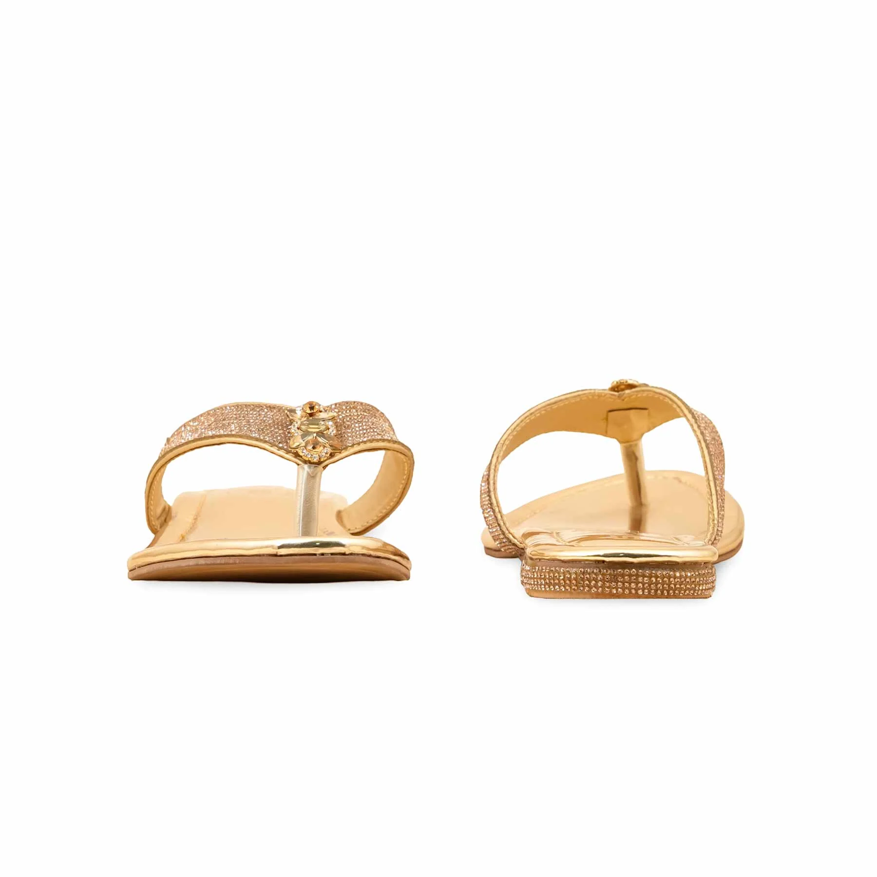 Golden Fancy Chappal FN0799 - Image 4