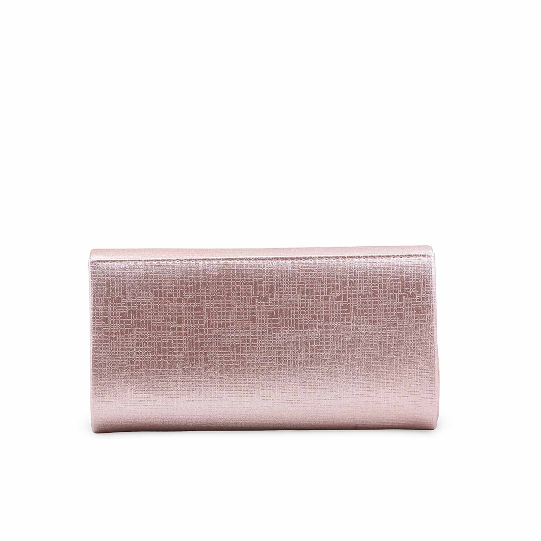 Golden Fancy Clutch For Ladies P24456 - Image 4