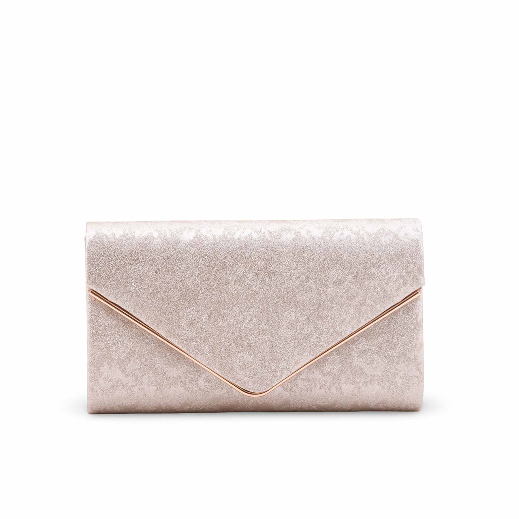 Golden Fancy Clutch For Ladies P24457 - Image 2