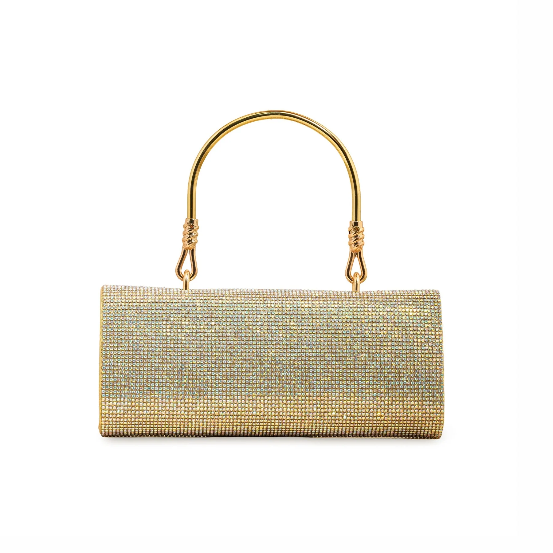 Golden Fancy Clutch For Women P24231 - Image 4