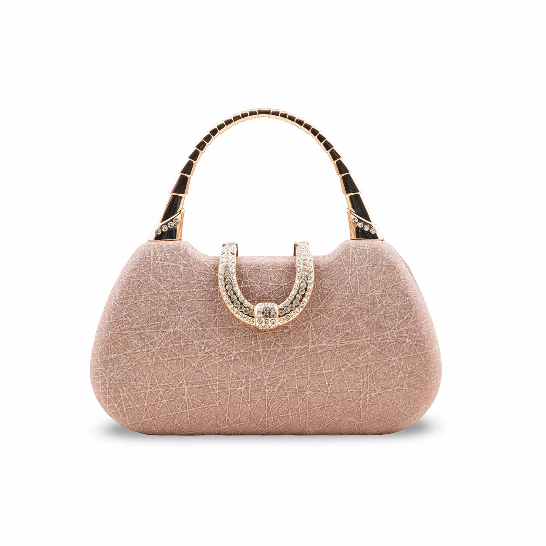 Golden Fancy Clutch For Women P24402 - Image 2