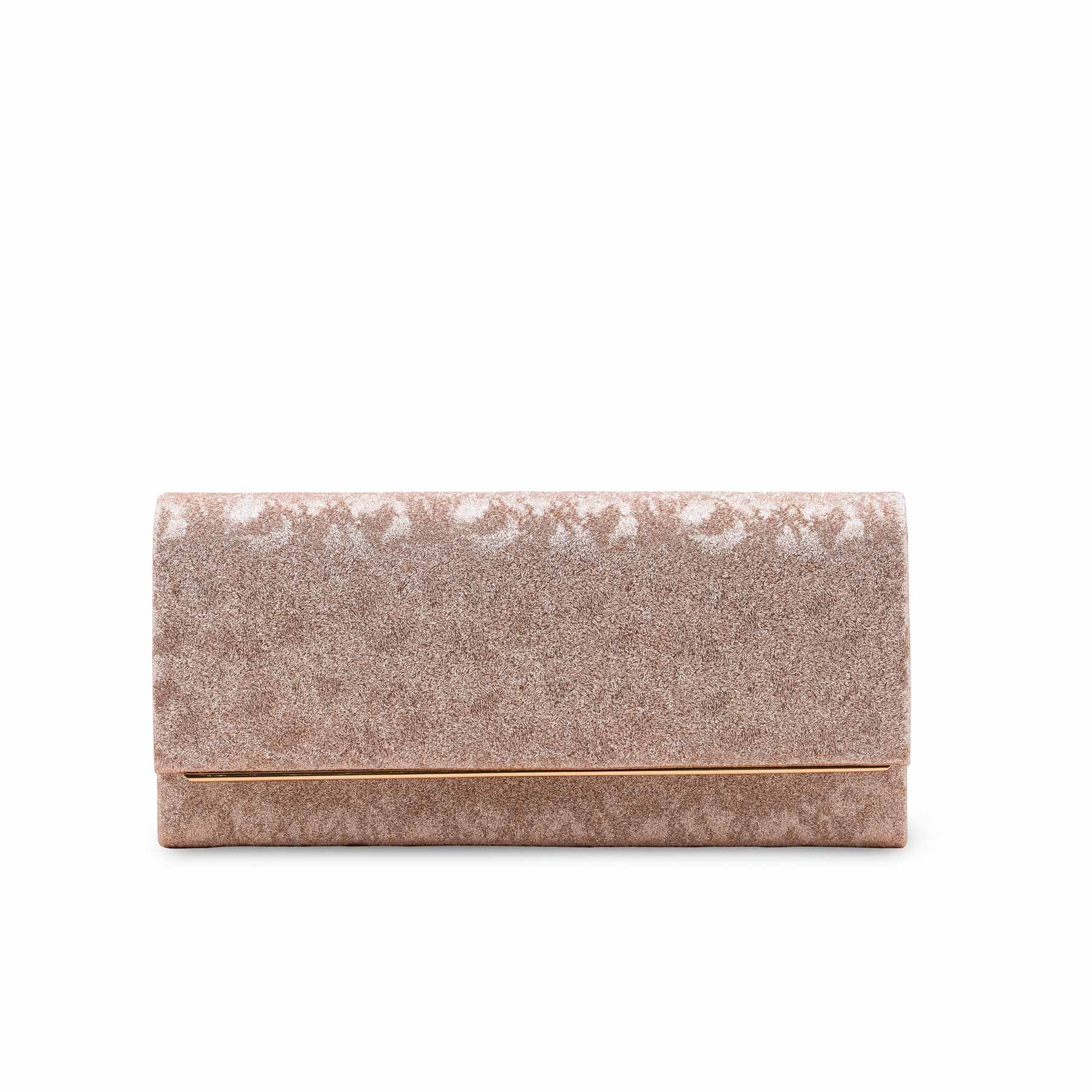 Golden Fancy Clutch For Women P24422 - Image 2
