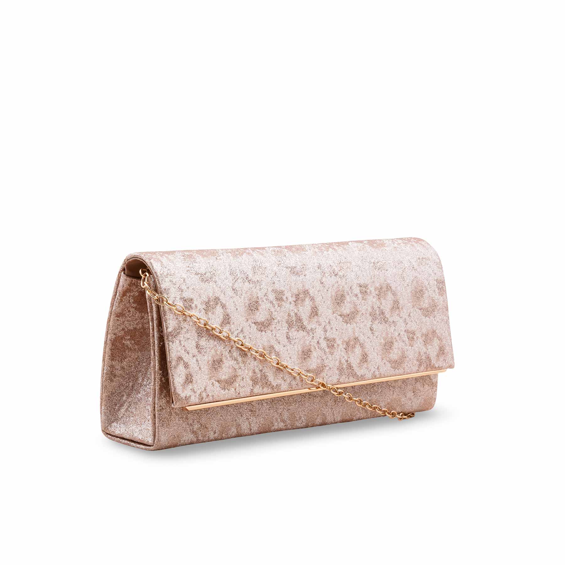 Golden Fancy Clutch For Women P24422 - Image 3