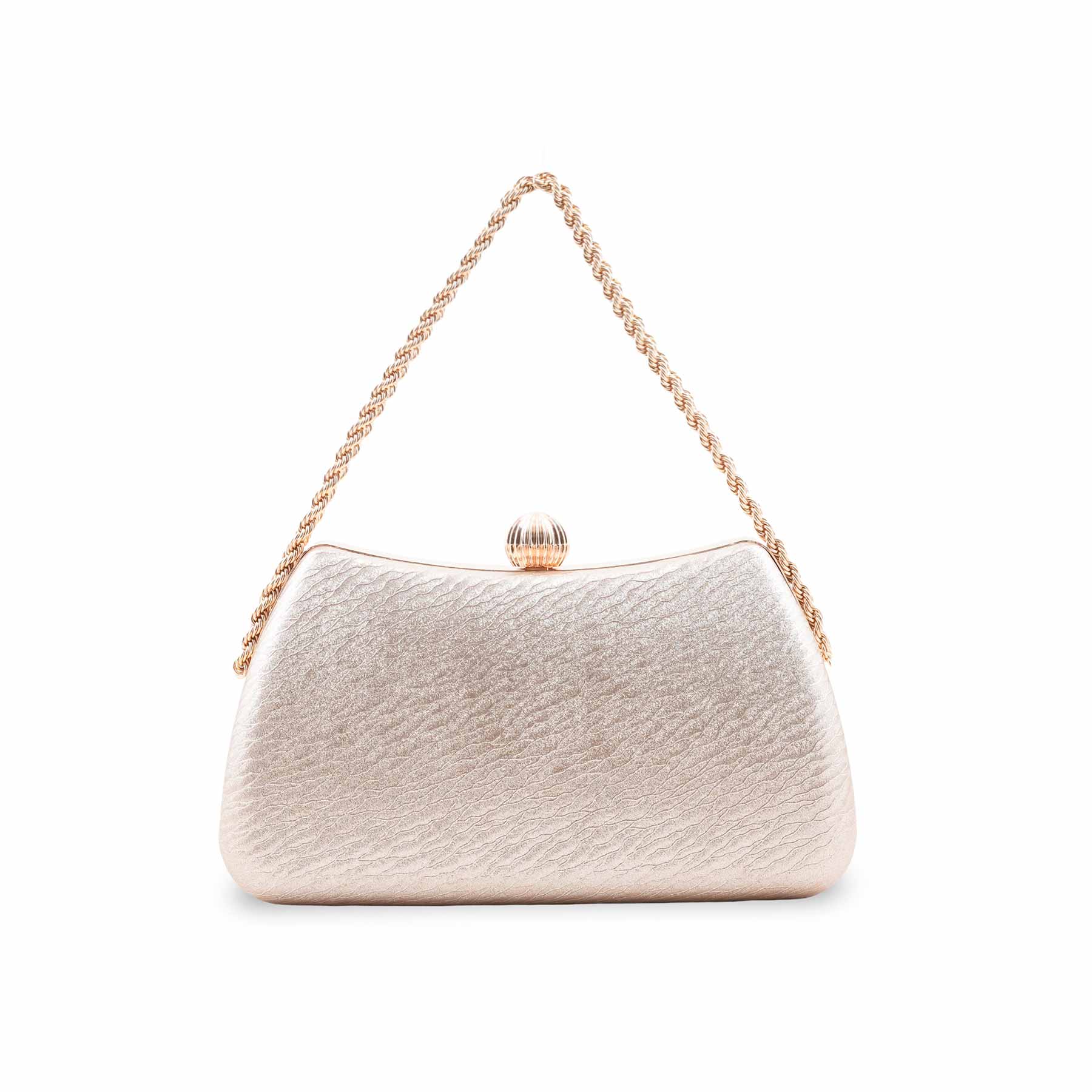Golden Fancy Clutch For Women P24436 - Image 2