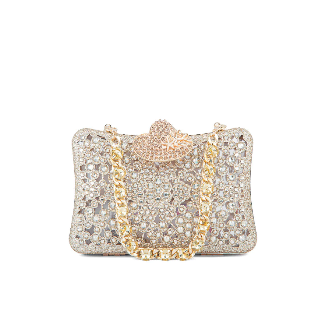 Golden Fancy Clutch P24192