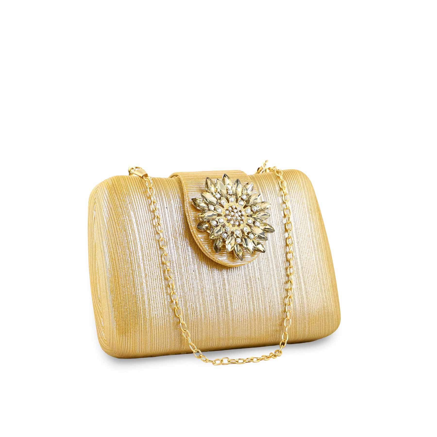 Golden Fancy Clutch P24391 - Image 3